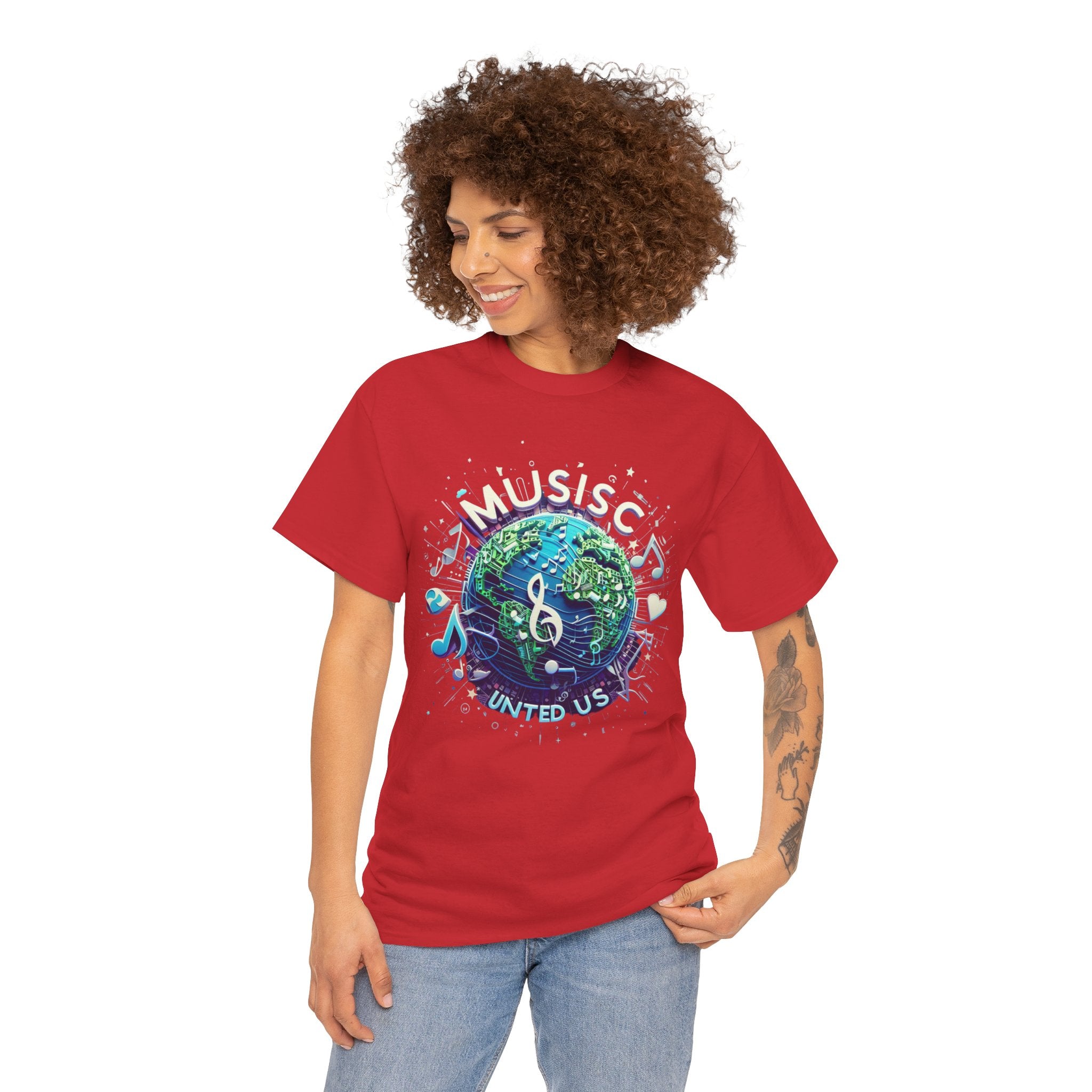 Harmony in Threads: Music Unite Us T-Shirt - Uniting Melodies in Style