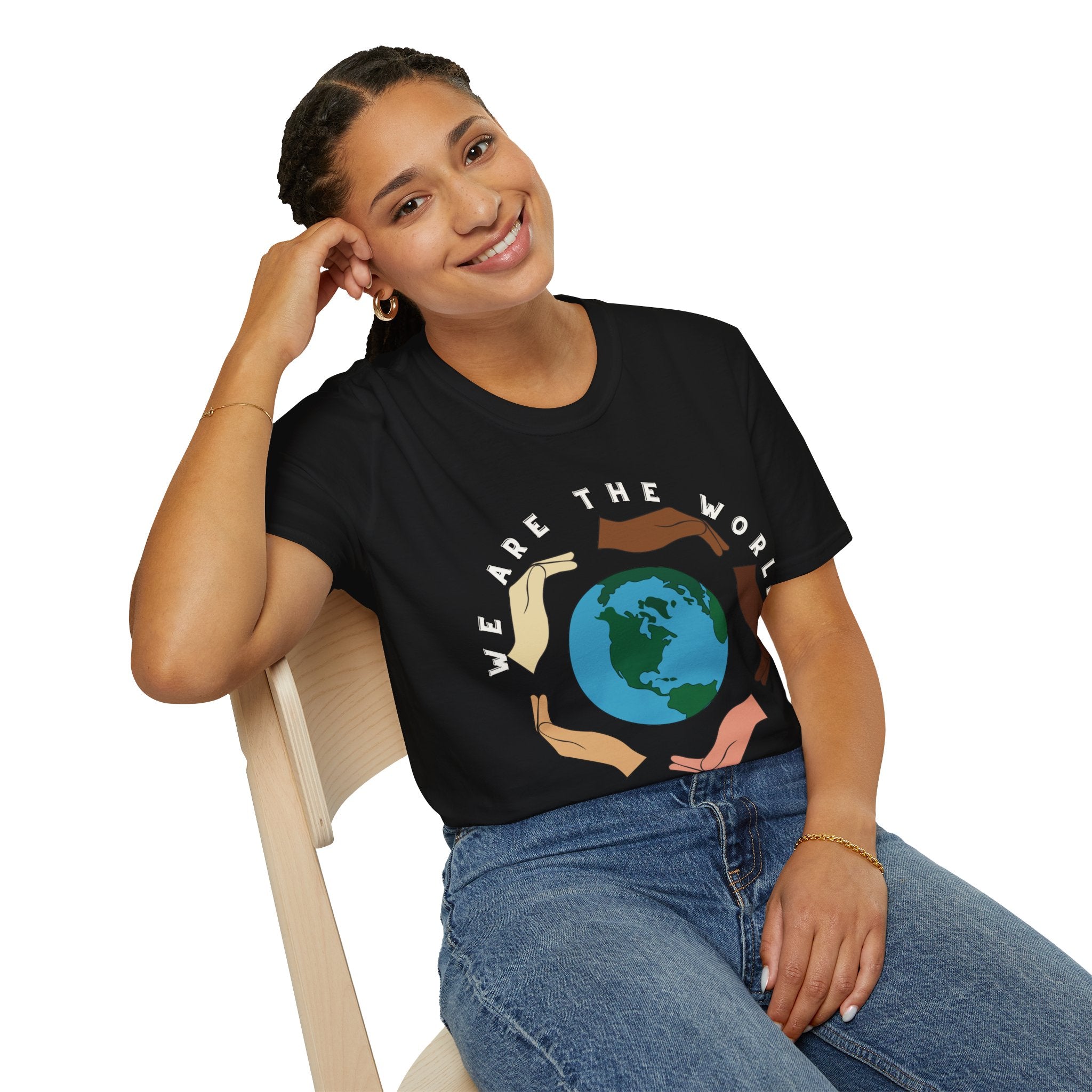 Global Unity 'We Are the World' T-Shirt: Stand Together in Style