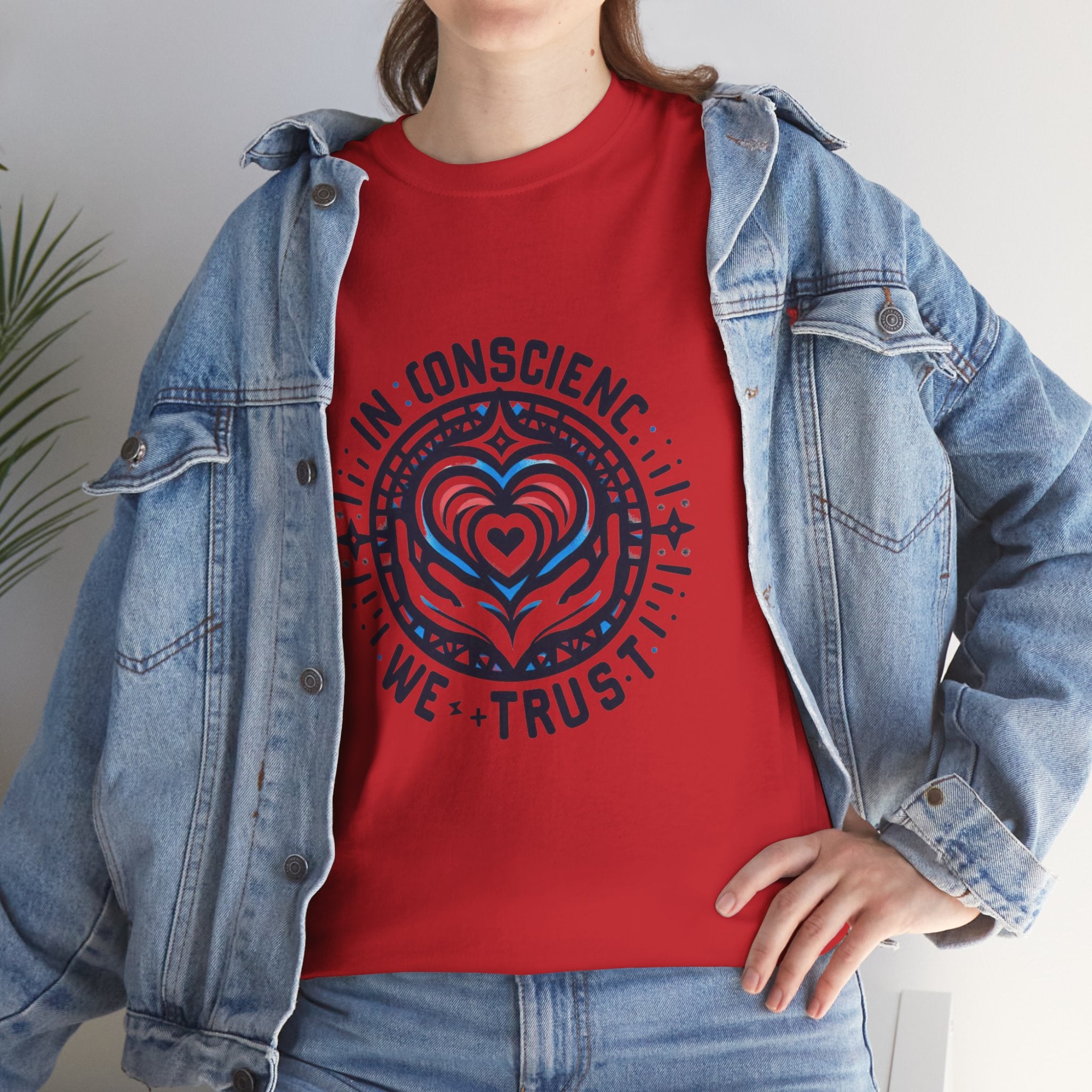 In Conscience We Trust Graphic T-Shirt: Embrace Your Values in Style"