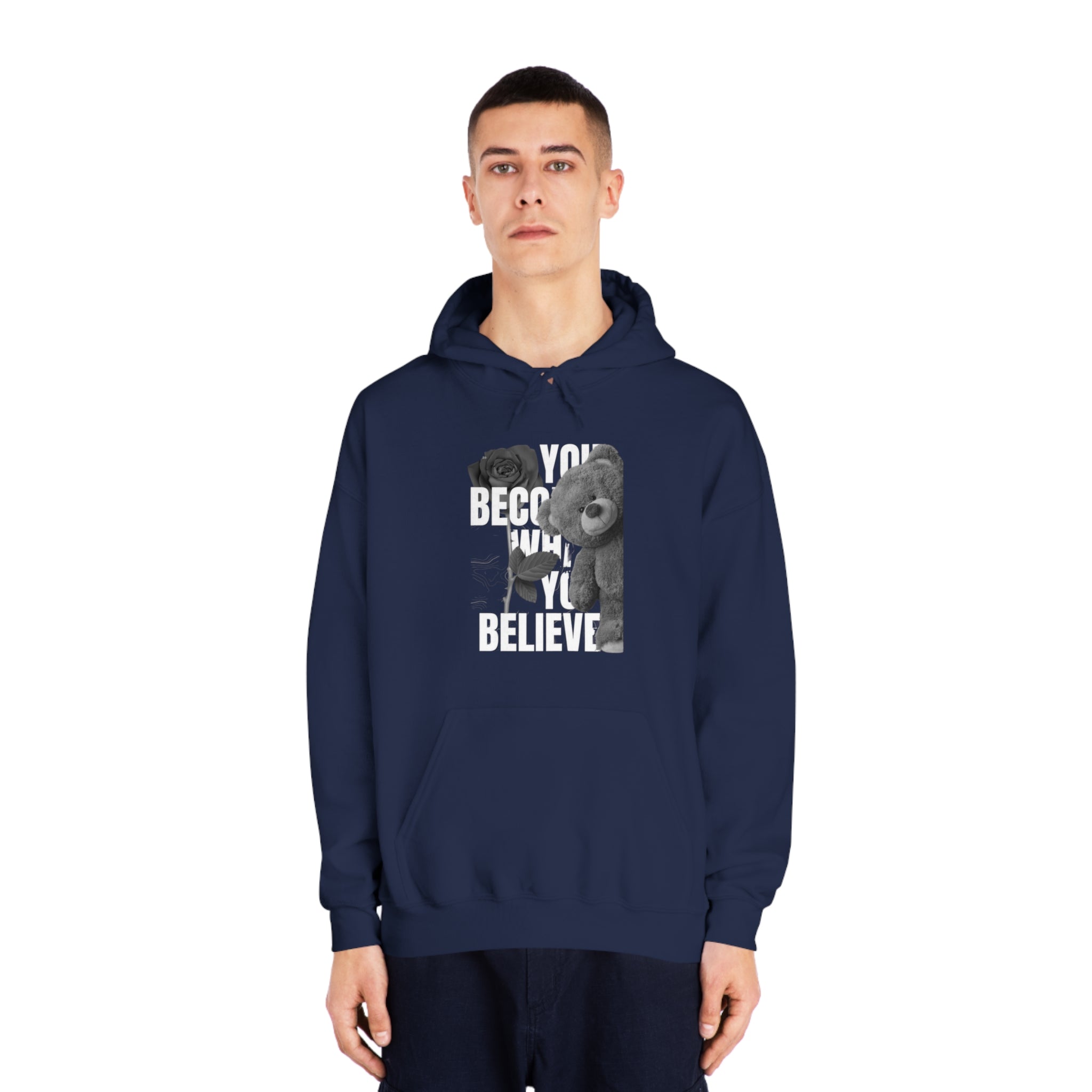 You Become What You Believe' Hoodie - Inspiring Confidence and Style, Empowerment Fashion, Believe In Yourself