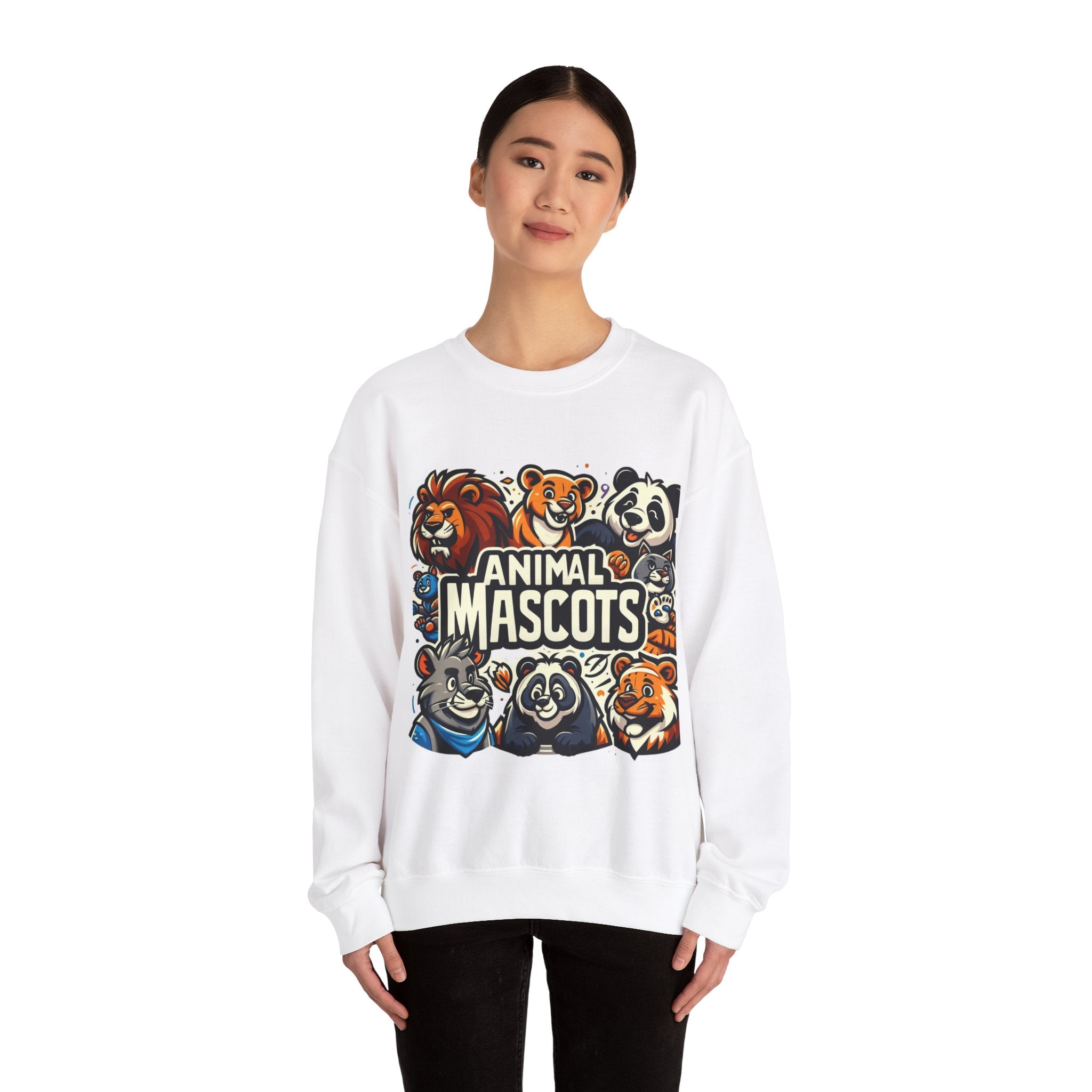 Wild Spirit Animal Mascots Sweatshirt: Embrace Nature's Essence in Style