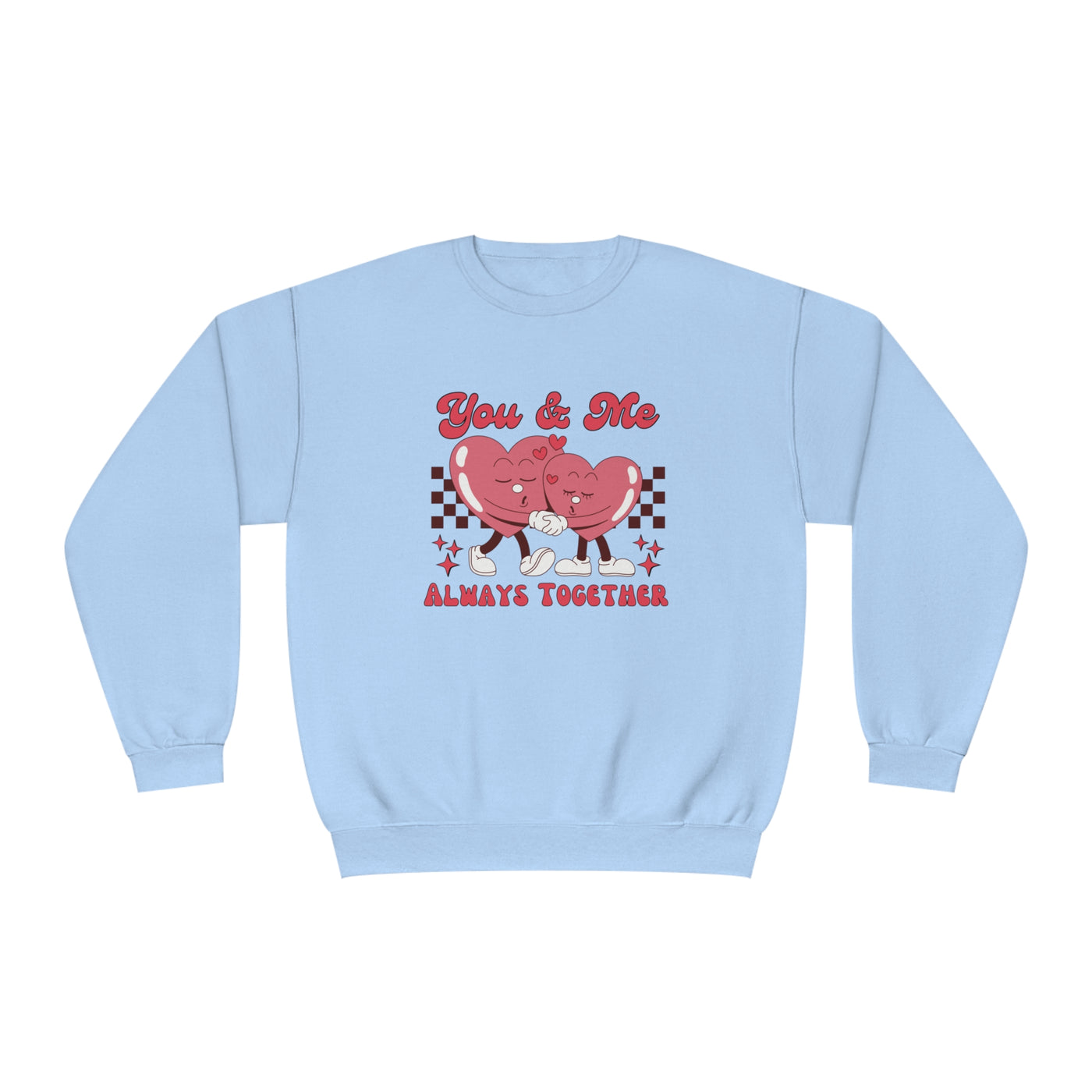 You & Me Valentine's Day Sweatshirt - Matching Couple Sweatshirt Set