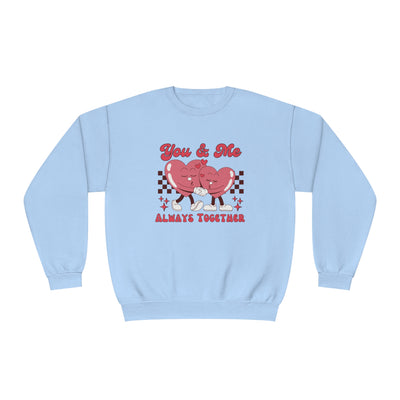 You & Me Valentine's Day Sweatshirt - Matching Couple Sweatshirt Set