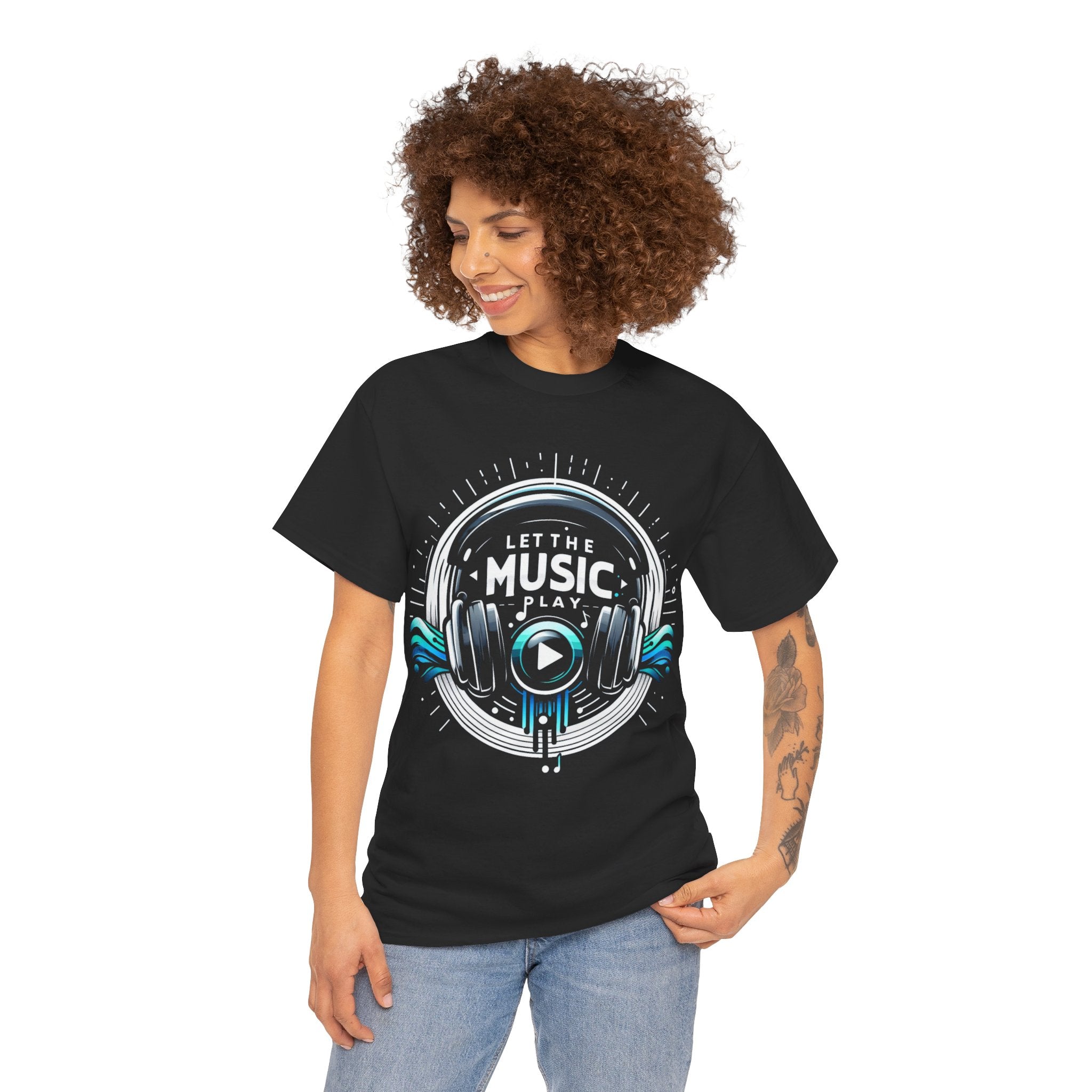 Melody in Motion: Let the Music Play T-Shirt - Unleash Your Rhythm