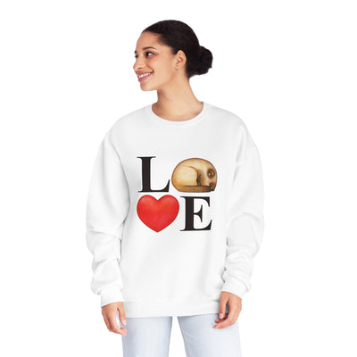 Product Title:  "Love Sweatshirt: Cozy and Romantic Valentine's Day Sweatshirt