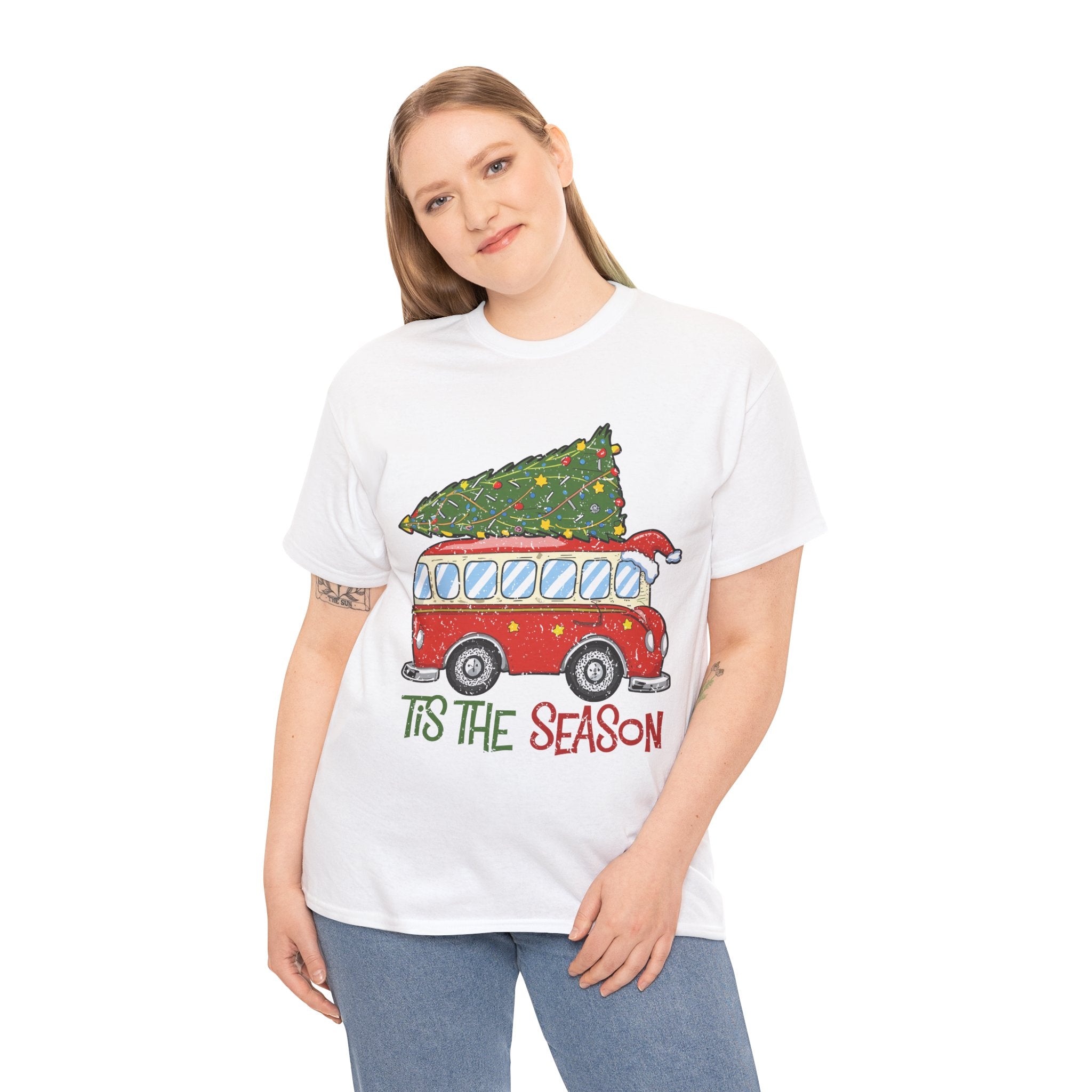 Season's Greetings Tee: 'Tis the Season to Sparkle and Shine