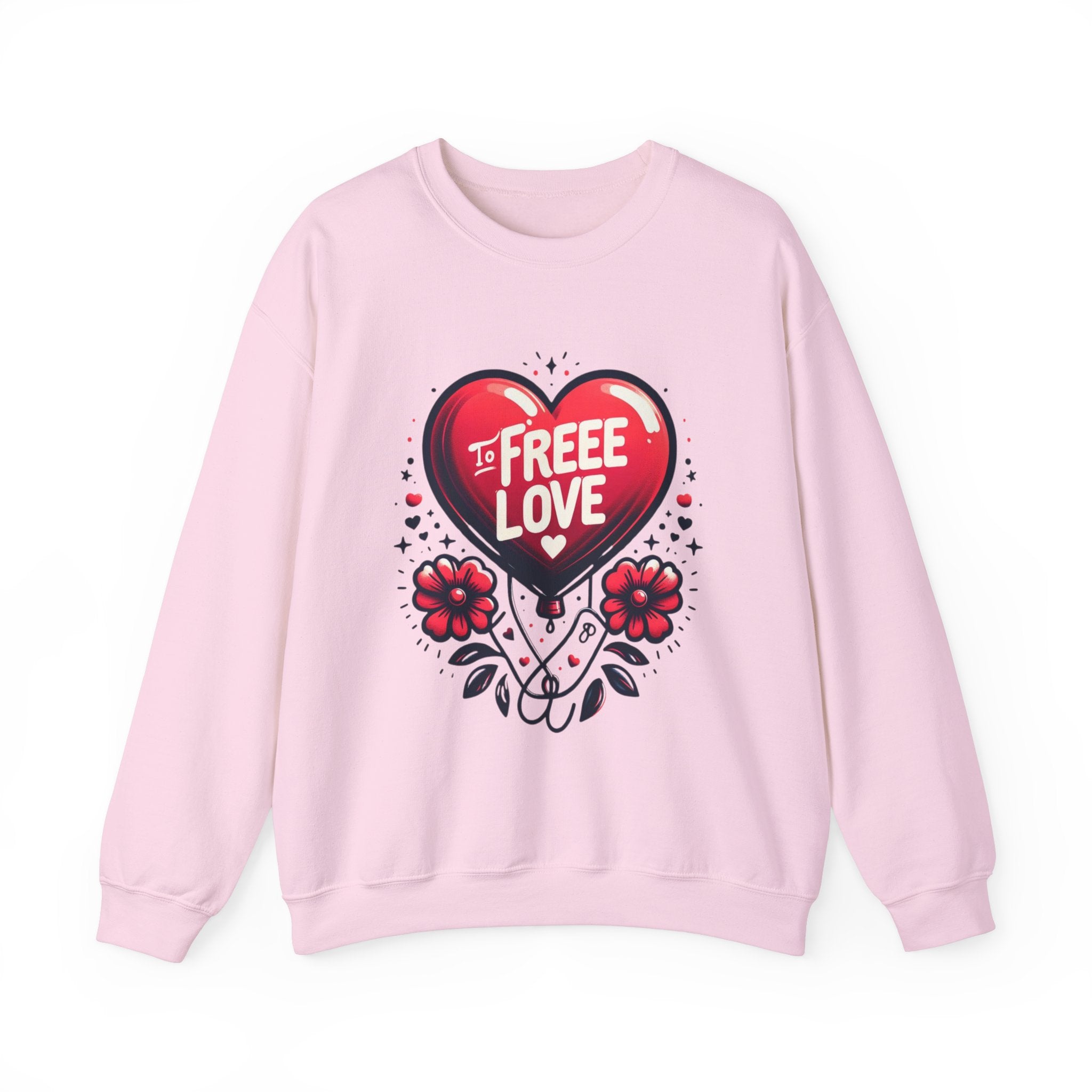 Empower Your Style: 'Free to Love' Sweatshirt – Embrace Freedom with Fashion