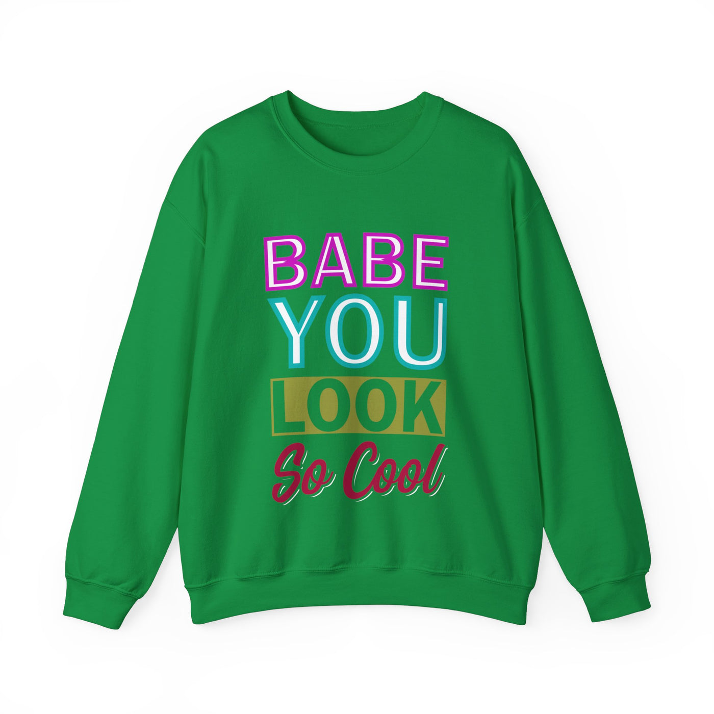 Cool Girl Crewneck Sweatshirt: Trendy Graphic Pullover