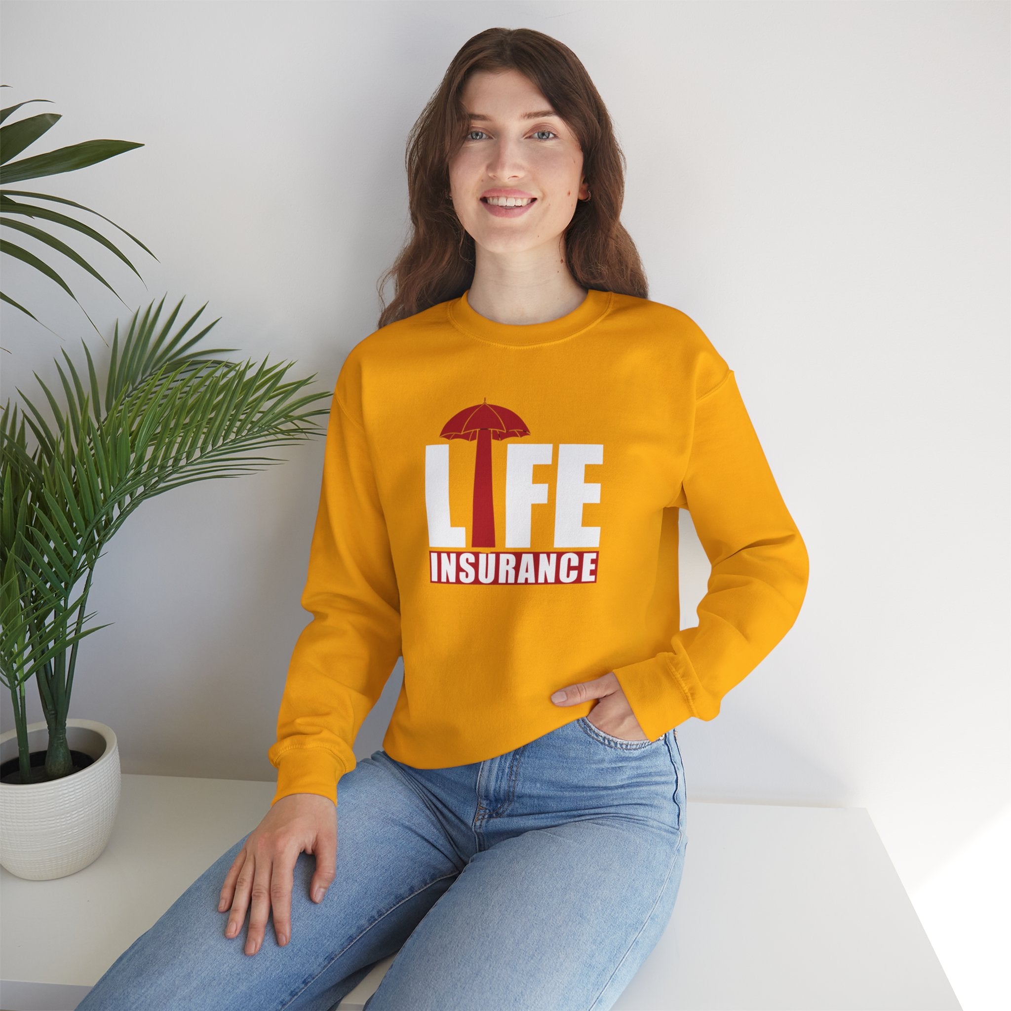 Cozy Life Insurance Gift for Financial Security Advocates: Protection Plan Sweatshirt