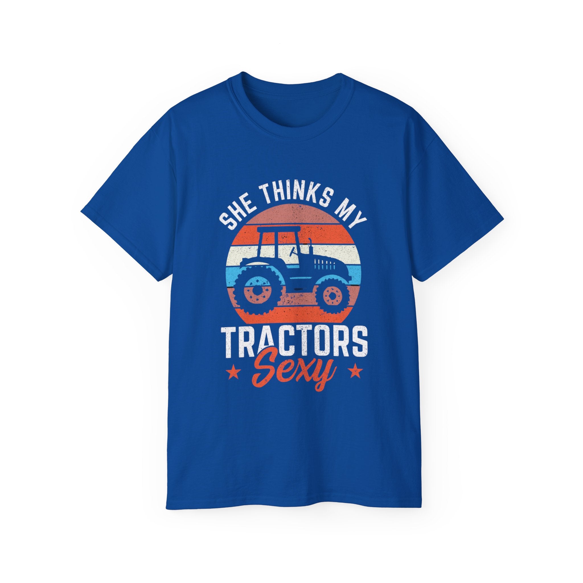 She Thinks My Tractor's Sexy T-Shirt, Vintage Tractor Shirt, Farmer Gift, Tractor Driver Shirt