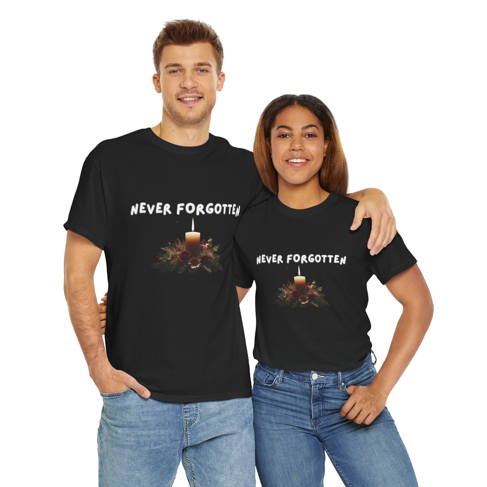 Never Forgotten Memorial T-Shirt: Honor Loved Ones with Timeless Tribute