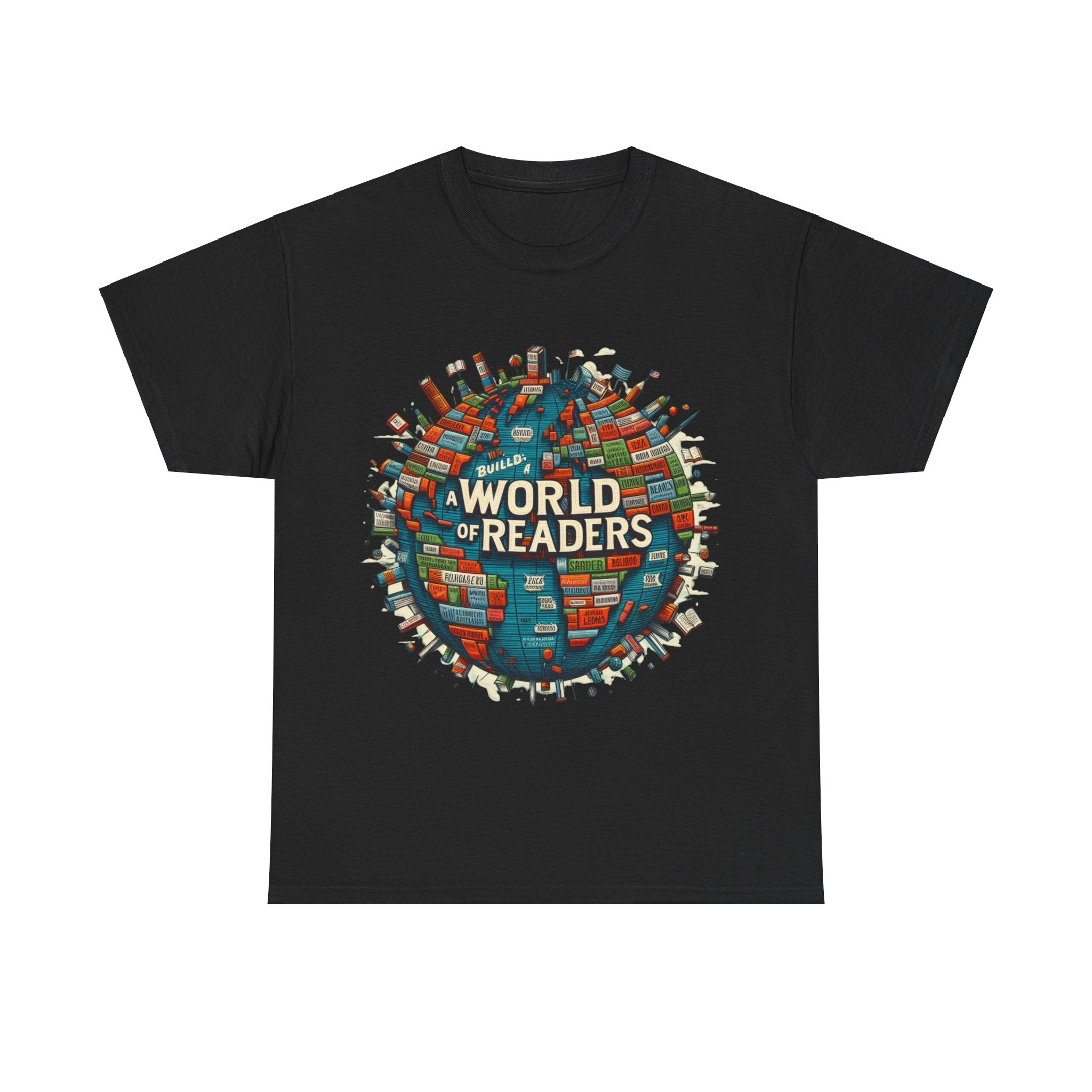 Empowerment Through Literacy: 'Building a World of Readers' T-shirt