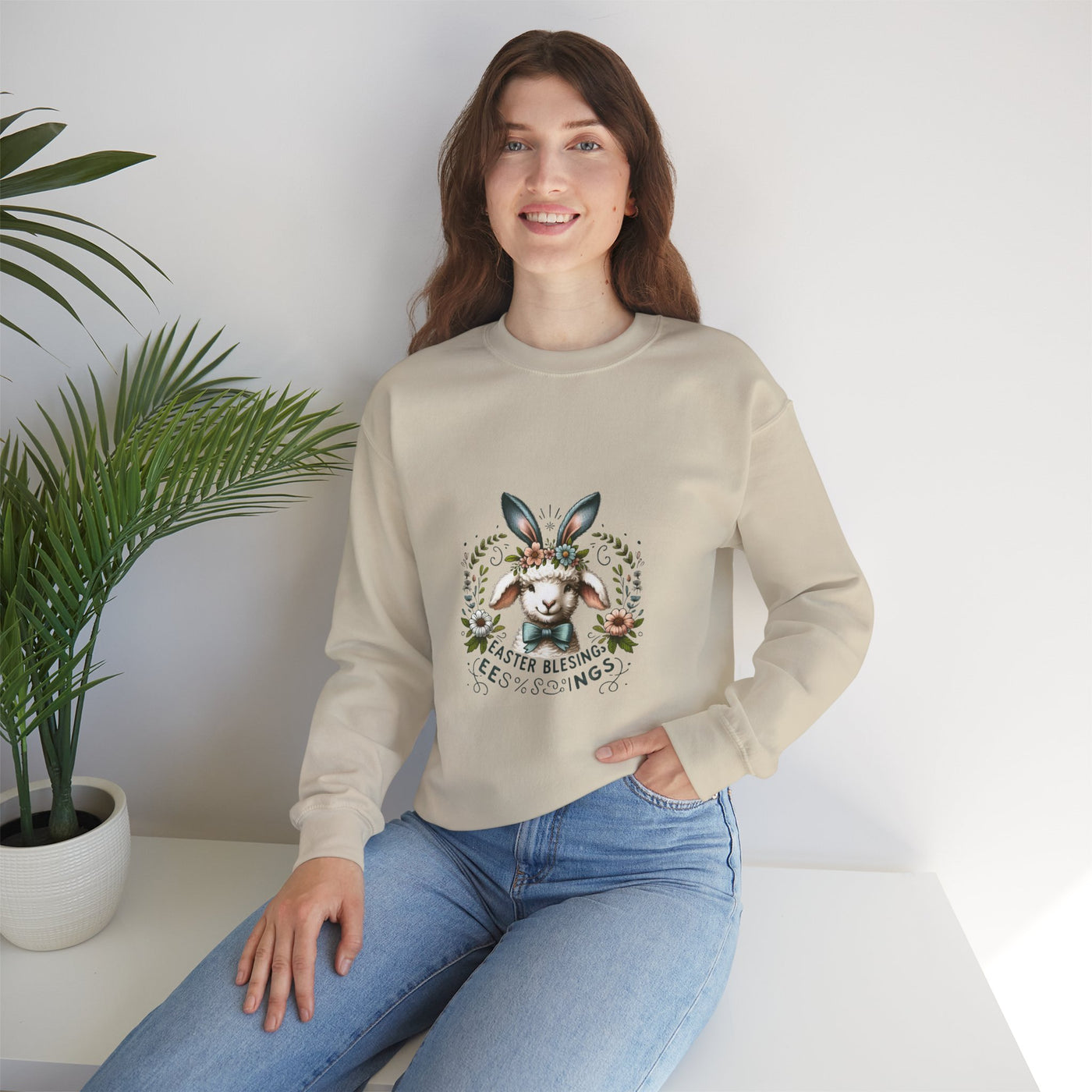 Easter Blessings Sweatshirt - Joyful Holiday Apparel for Men, Women, and Kids