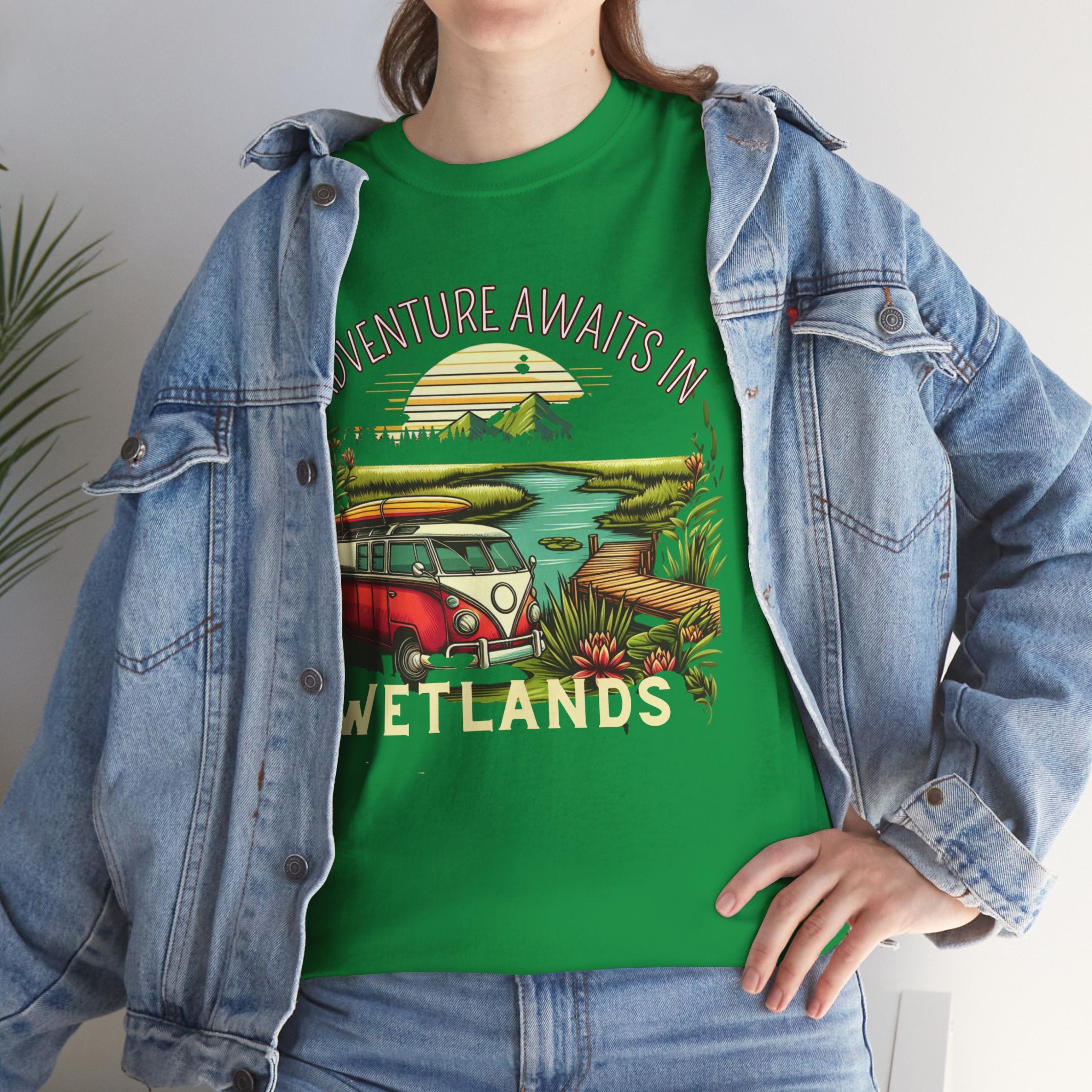 Explore the Unknown: Adventure Awaits in Wetlands T-shirt