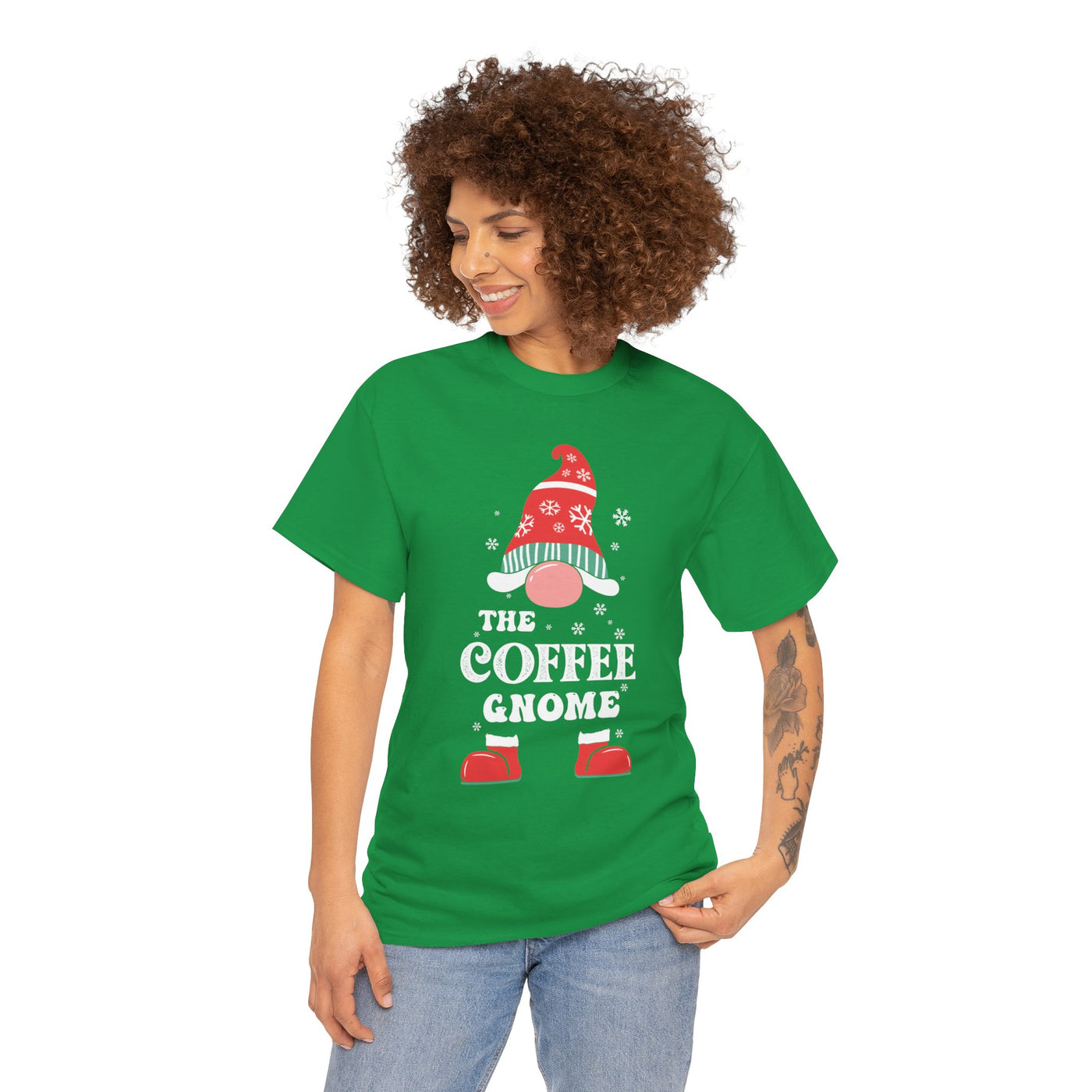 Funny Gnome Coffee Tee: Perfect Gift for Coffee Addicts