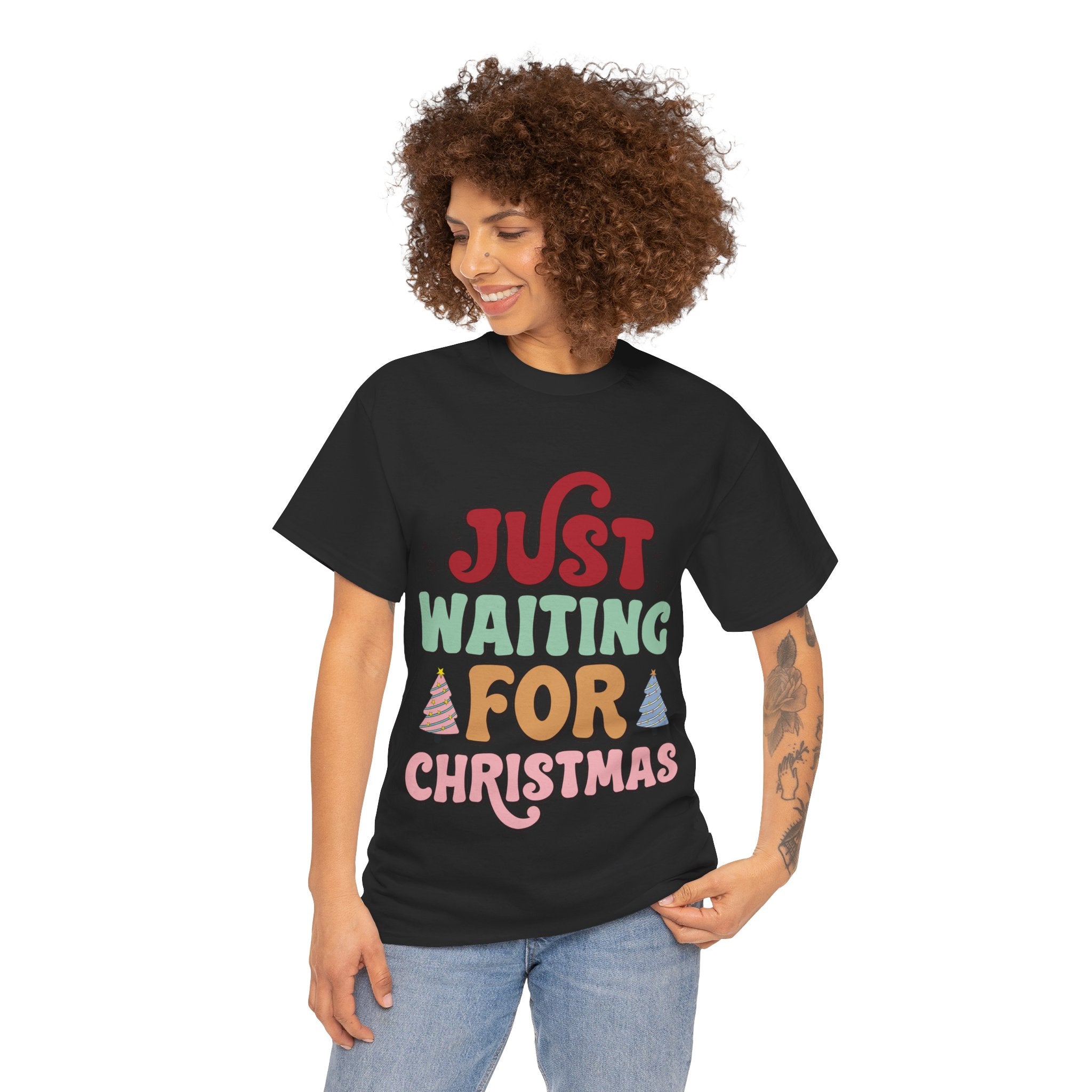 Countdown to Christmas Tee: Just Waiting for Santa Shirt