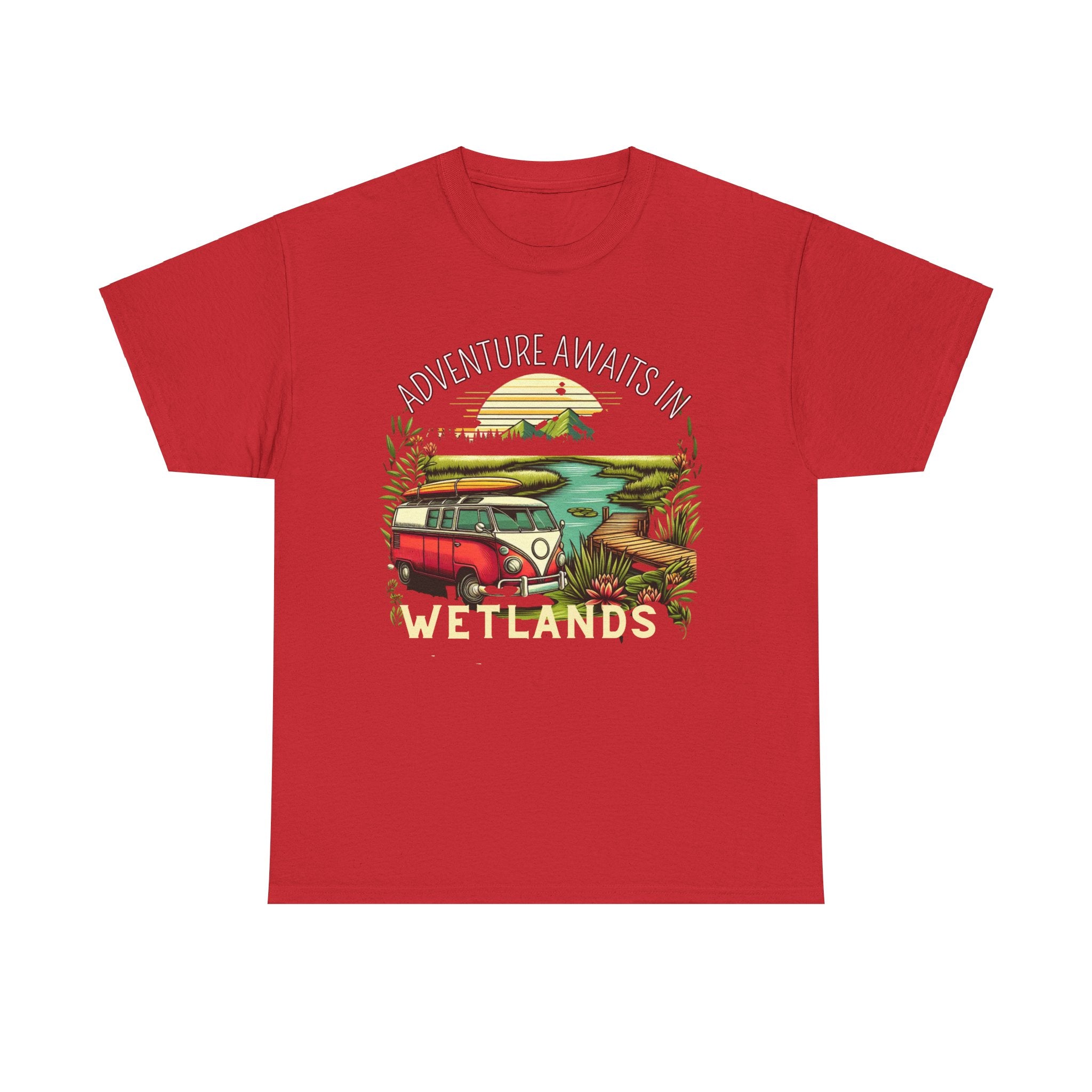 Explore the Unknown: Adventure Awaits in Wetlands T-shirt