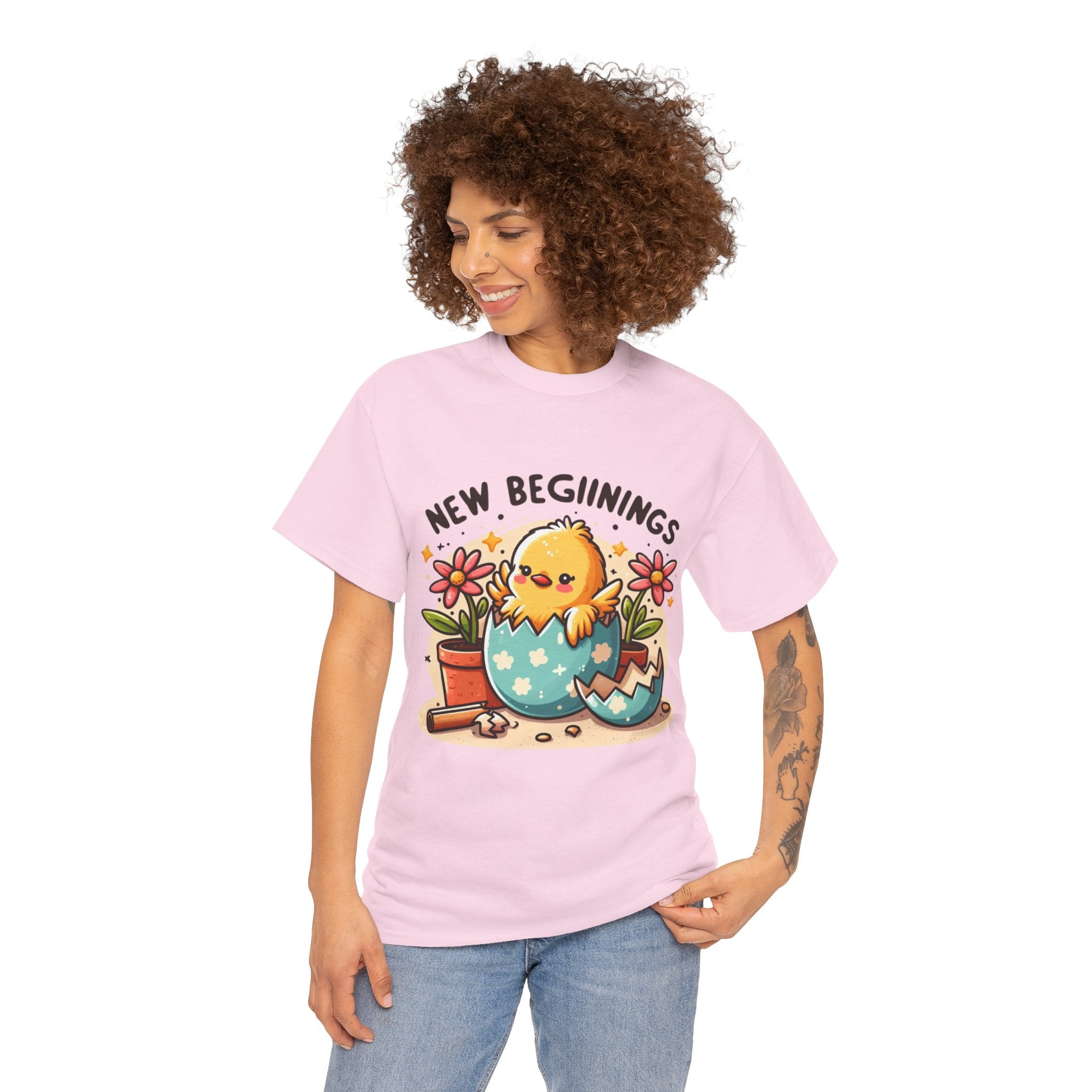 Easter Bliss: New Beginnings T-shirt for Celebrating the Resurrection