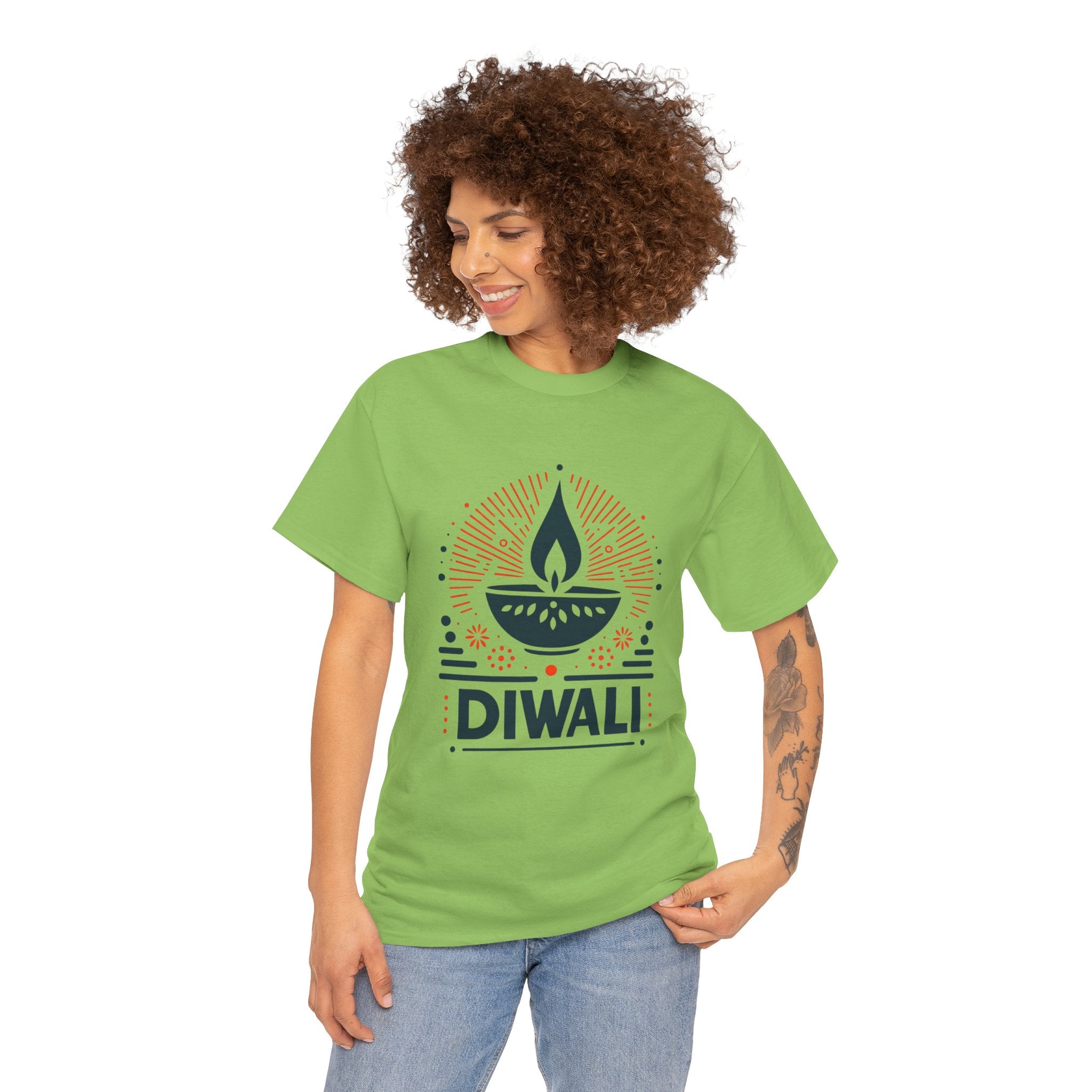 Diwali Celebration T-Shirt | Illuminate Your Style with Elegance