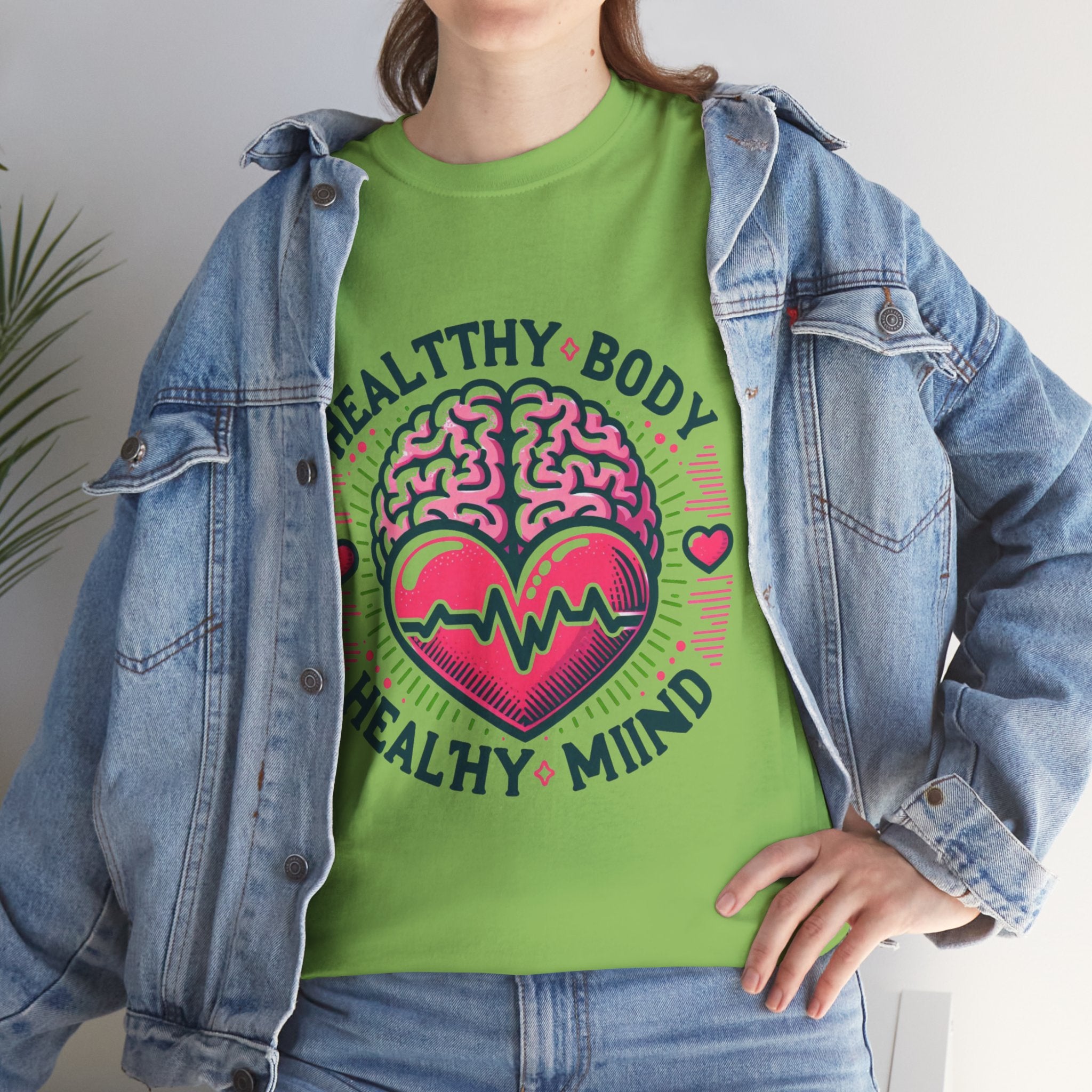 Empower Your Lifestyle with our 'Healthy Body, Healthy Mind' T-Shirt