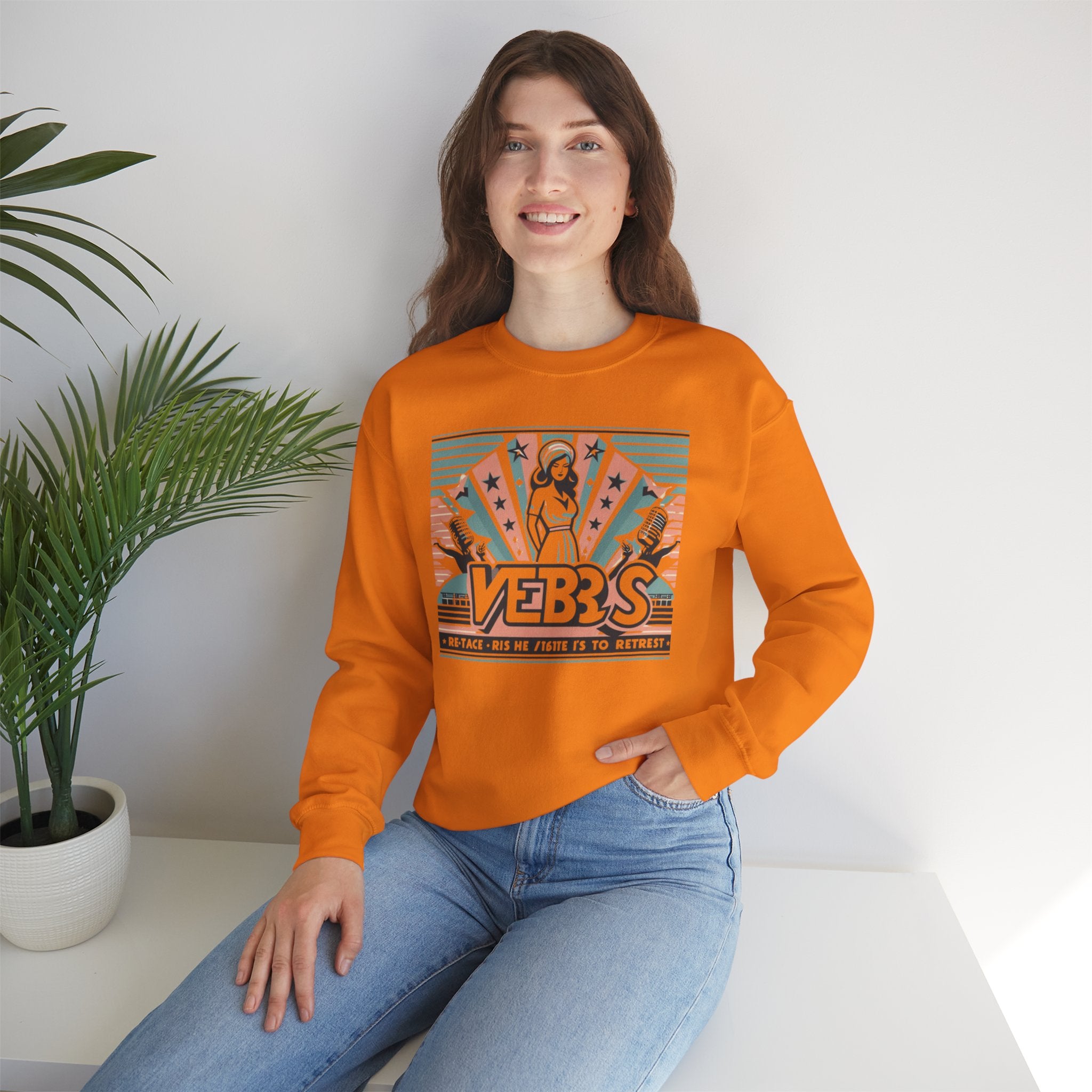 Retro Vibes Sweatshirt for International Women's Day