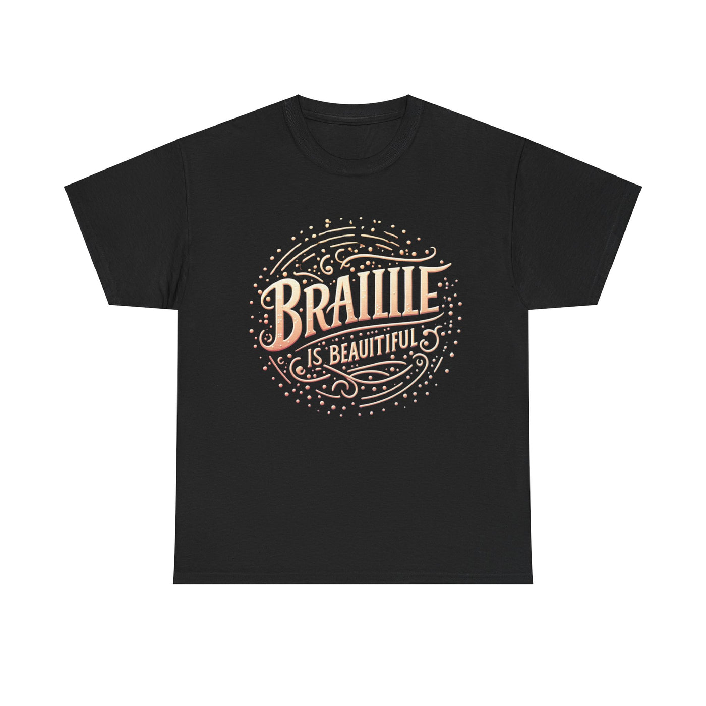 Embrace Diversity, Wear Braille: Stylish T-Shirt