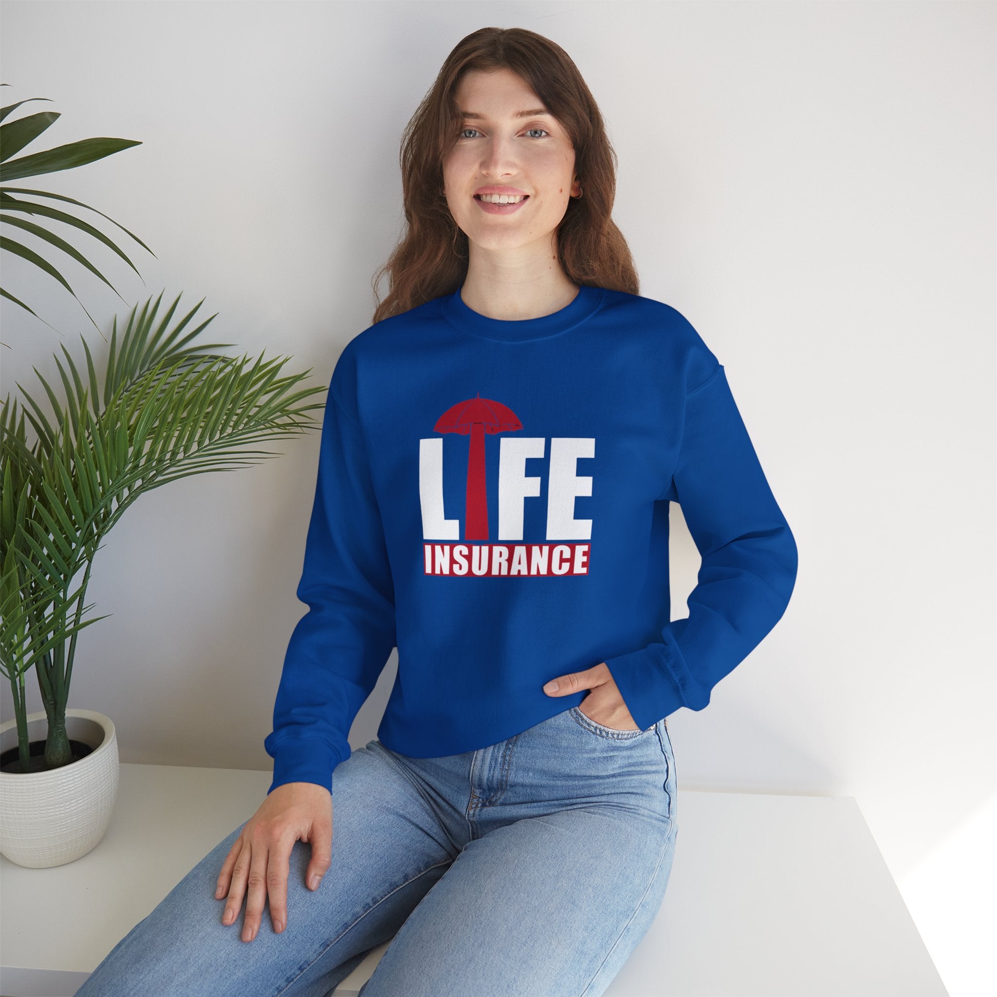 Cozy Life Insurance Gift for Financial Security Advocates: Protection Plan Sweatshirt