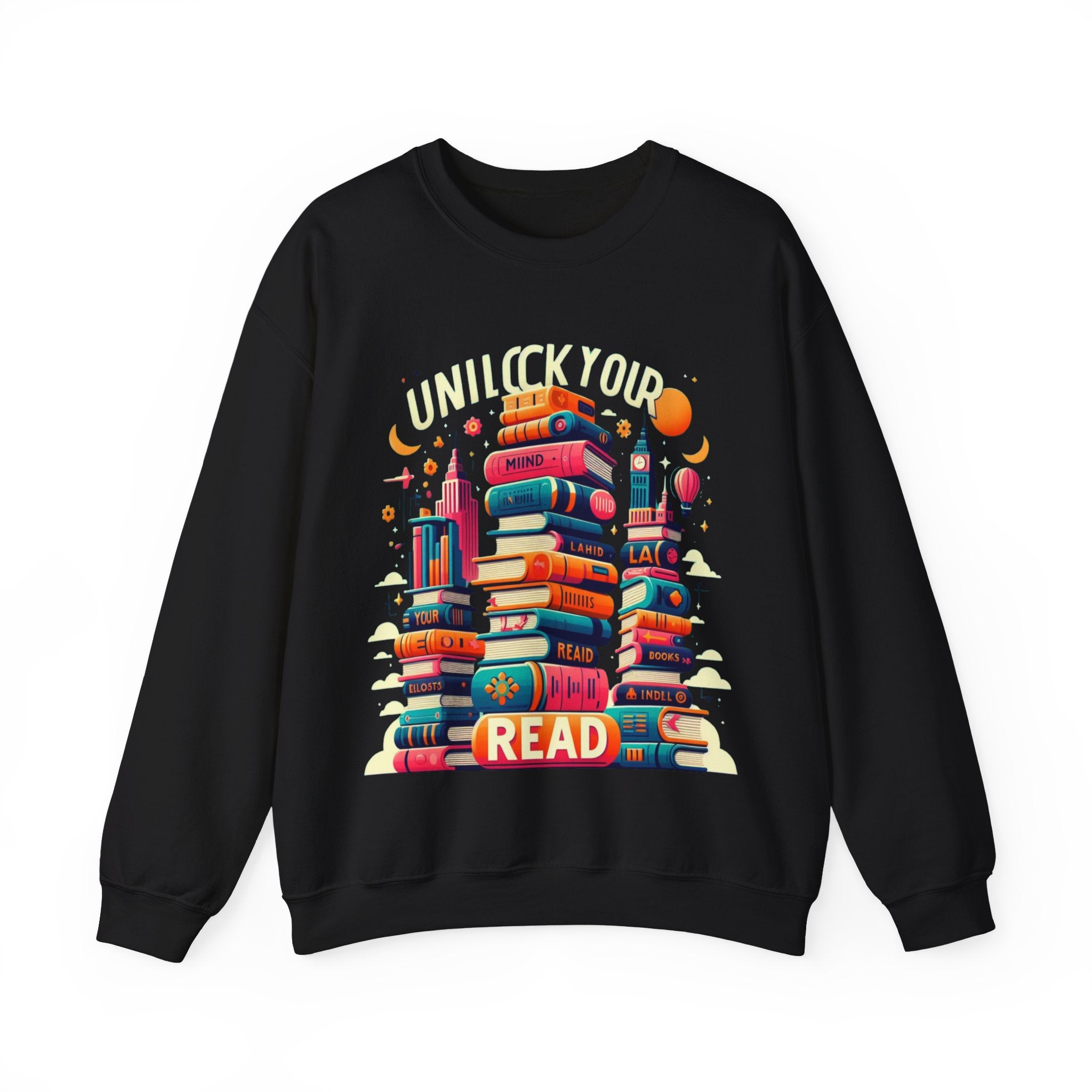 Enlighten Your Wardrobe with 'Unlock Your Mind, Read' Sweatshirt