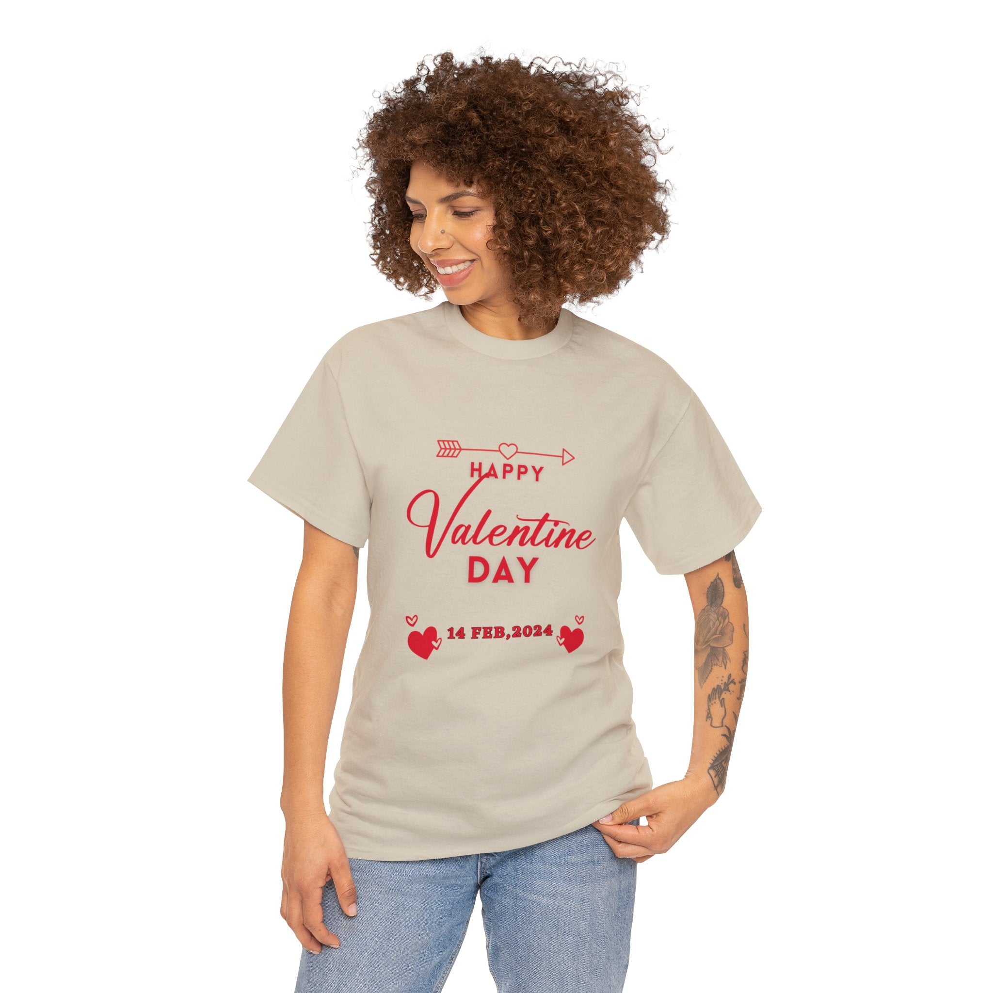 Celebrate Love in Style with Our Exclusive Happy Valentine's Day T-Shirt - Limited Edition Design for a Memorable Affair