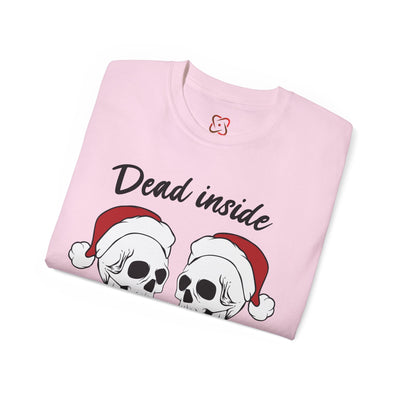 Dead Inside But It's Christmas Tee: Dark Humor Holiday Shirt