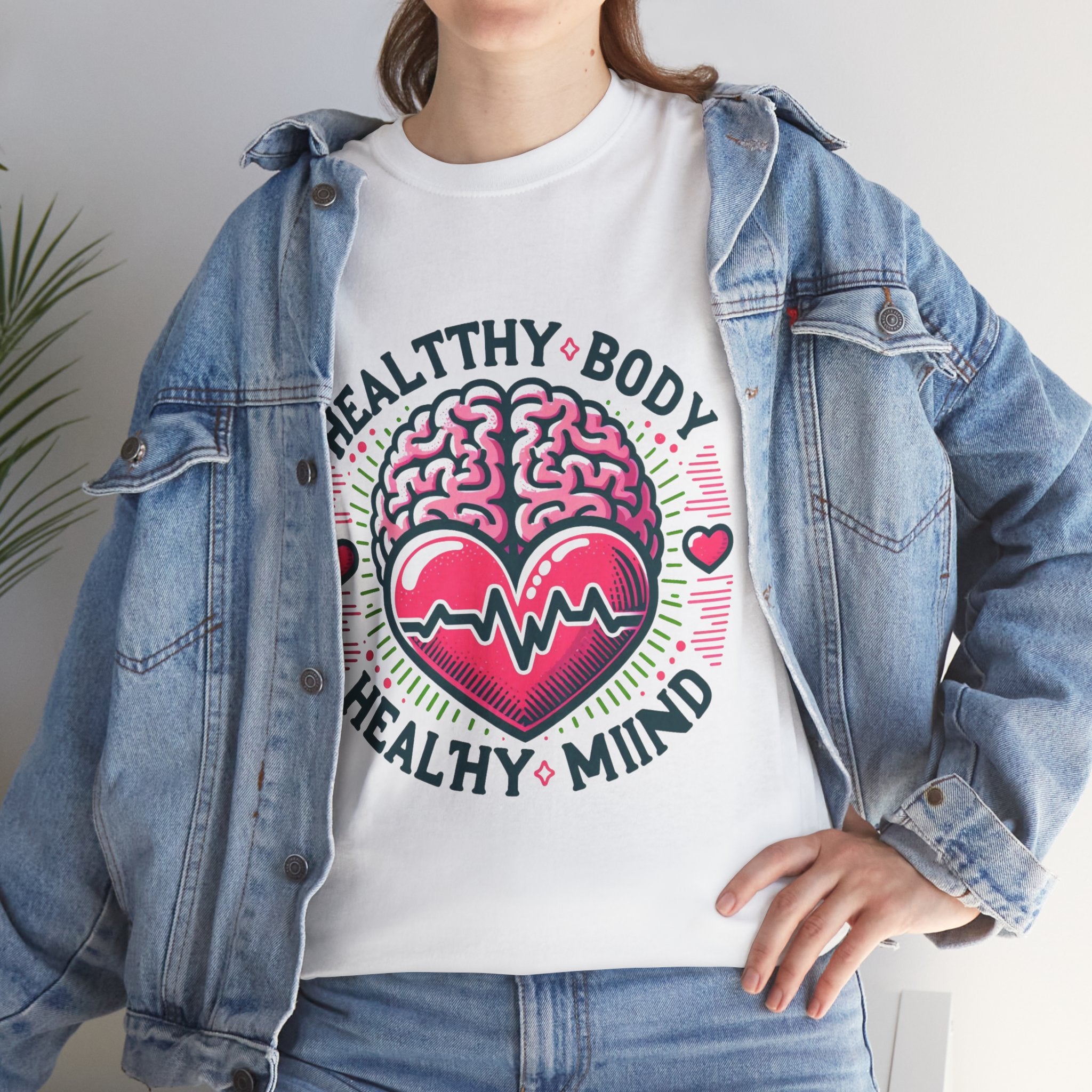 Empower Your Lifestyle with our 'Healthy Body, Healthy Mind' T-Shirt