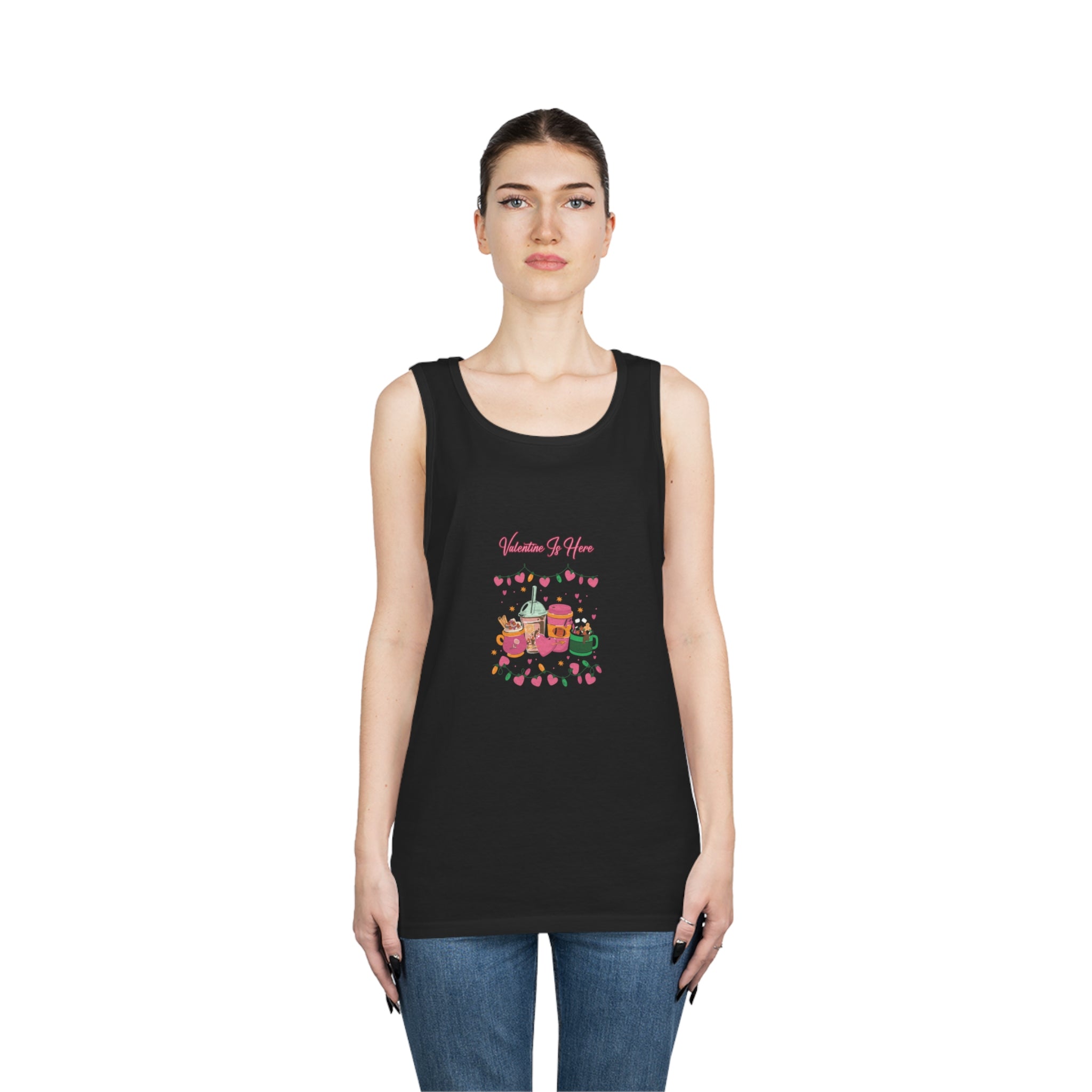 Valentine is Here Tank Top - Express Your Passion with Style