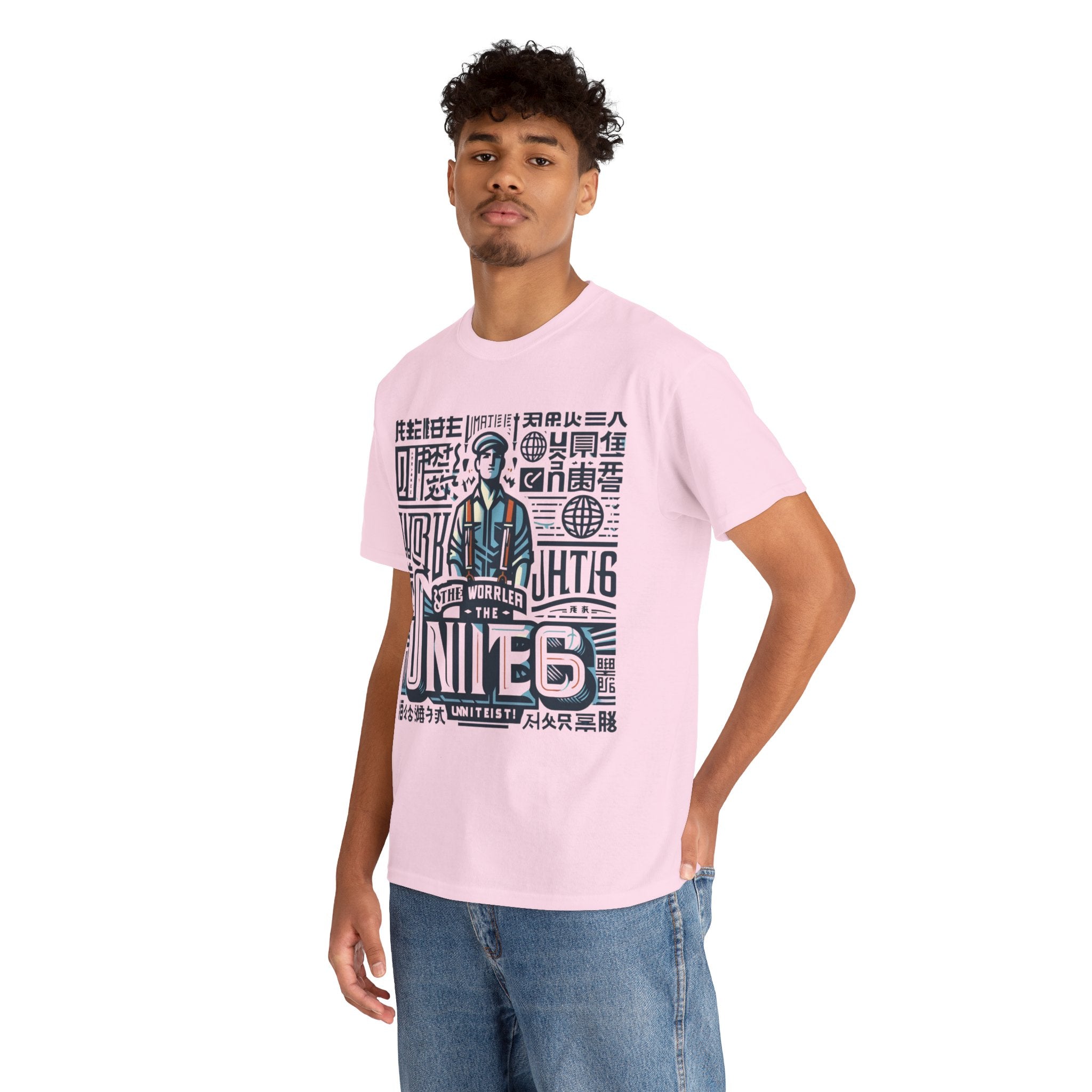 Workers of the World, Unite" Multilingual T-shirt | Solidarity Tee in Multiple Languages