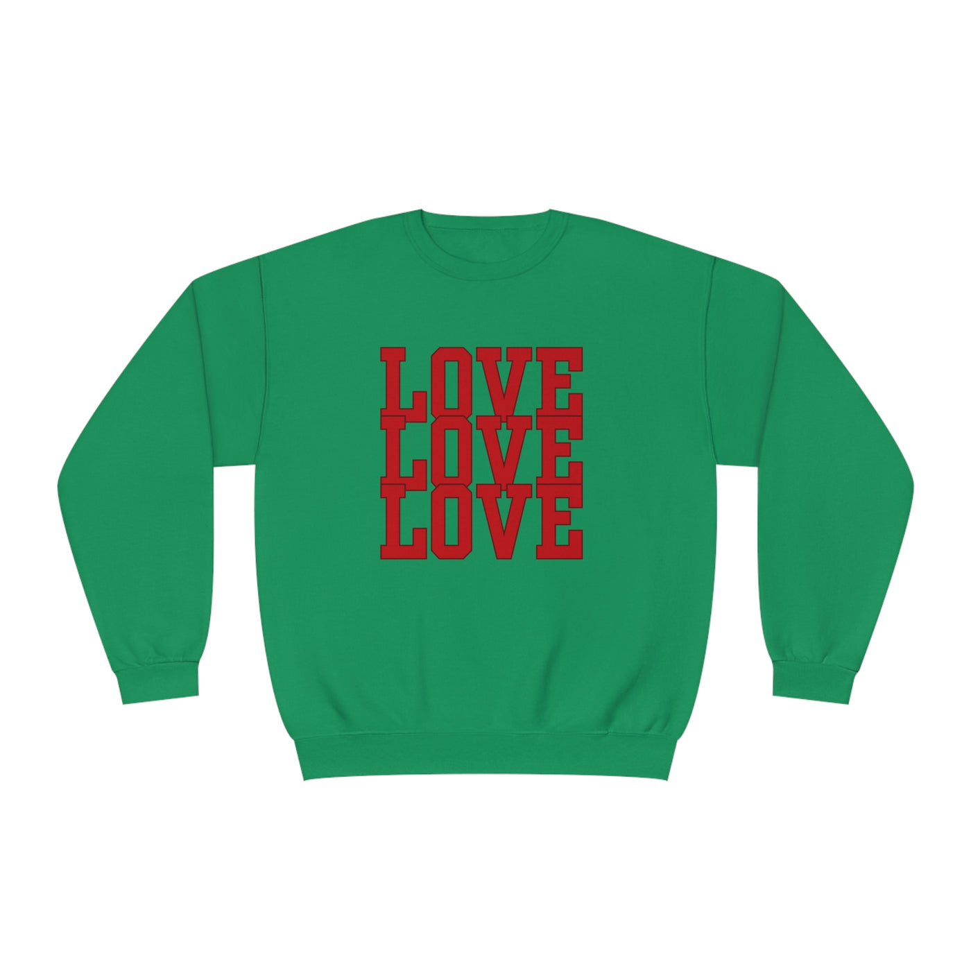 Love Valentine Sweatshirt - Cozy Crewneck with Heart Graphic, Perfect for Couples