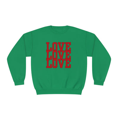 Love Valentine Sweatshirt - Cozy Crewneck with Heart Graphic, Perfect for Couples