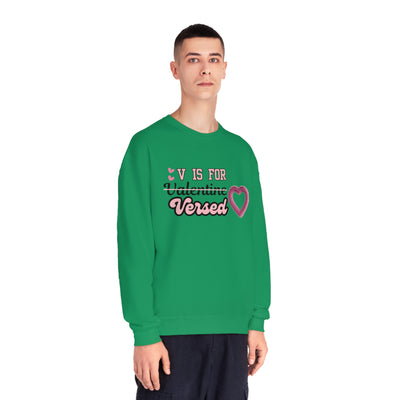 V Is For Valentine Versed Sweatshirt: A Literary Twist For Lovebirds