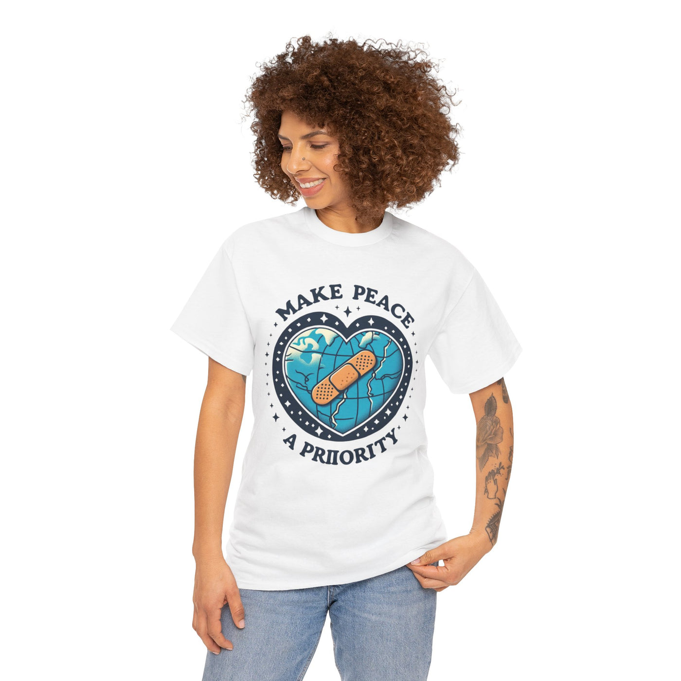 Make Peace a Priority Empowerment T-Shirt