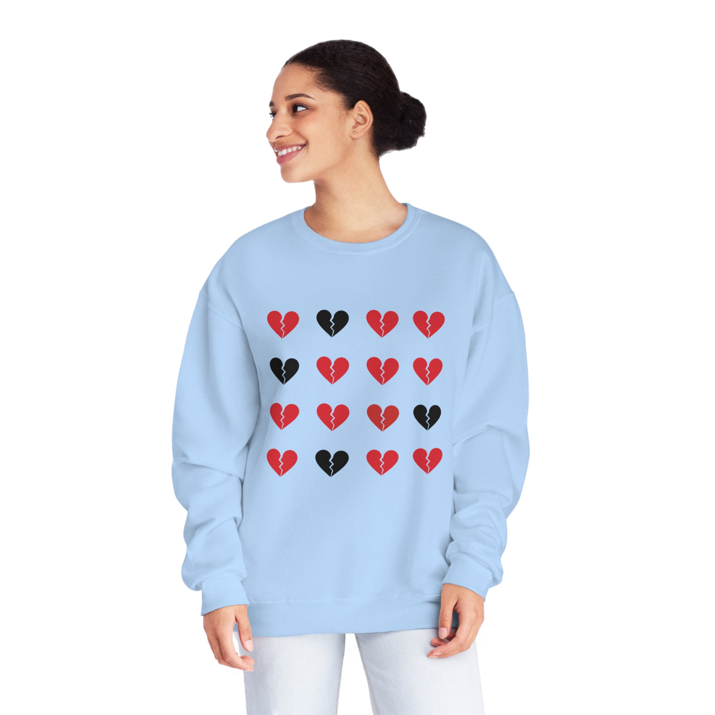 Broken Heart Valentine Sweatshirt - Funny Valentine's Day Gift for the Broken-Hearted