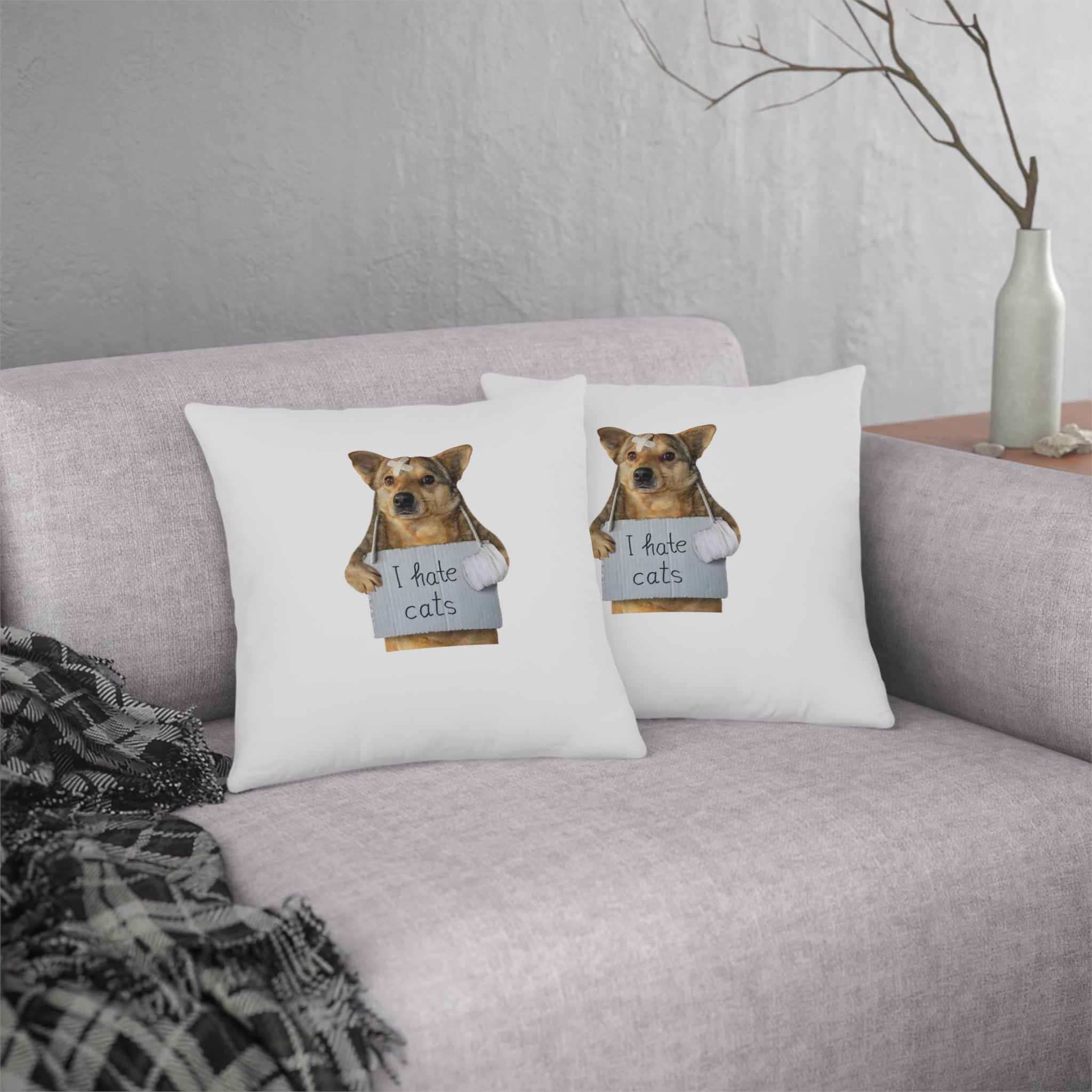 Premium Anti-Cat Pillow - Say Goodbye to Feline Frustration with Our Exclusive No-Cat Zone Cushion