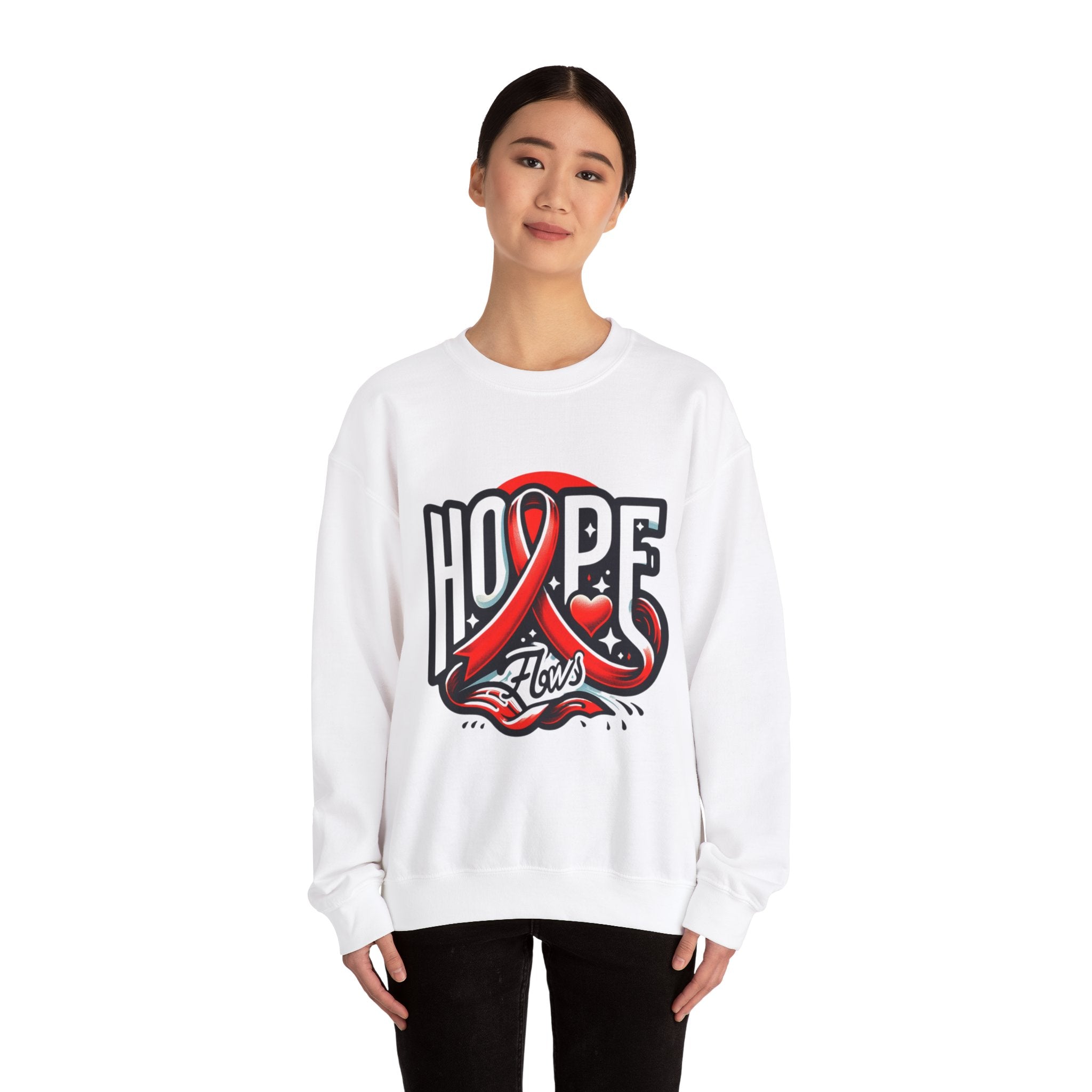 Hope Flows Sweatshirt: Embrace Comfort and Positivity in Style