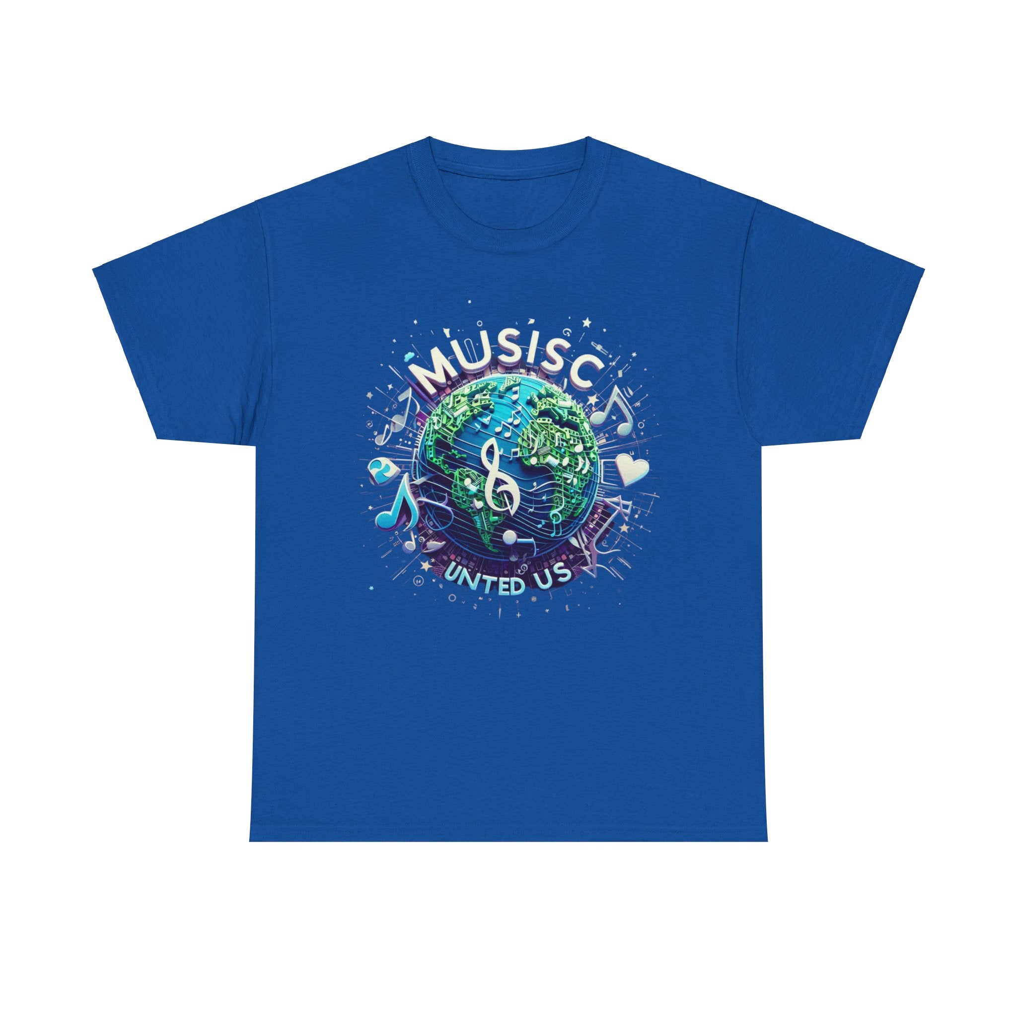 Harmony in Threads: Music Unite Us T-Shirt - Uniting Melodies in Style