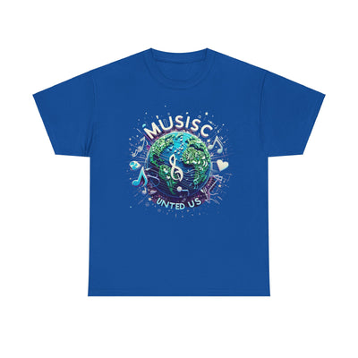 Harmony in Threads: Music Unites Us T-Shirt