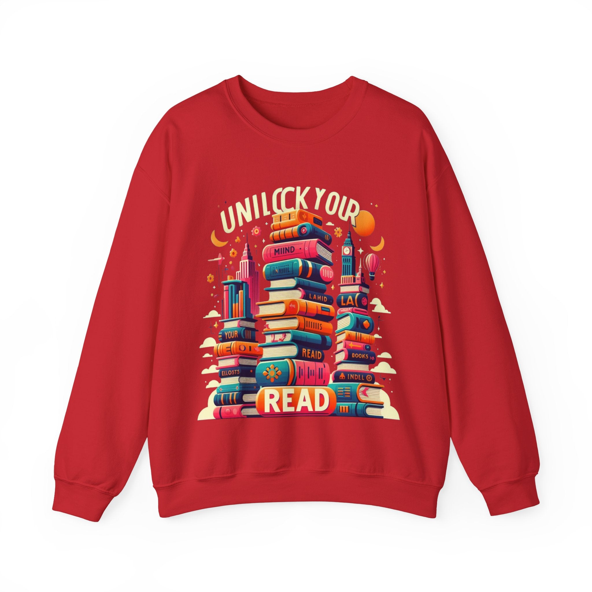 Enlighten Your Wardrobe with 'Unlock Your Mind, Read' Sweatshirt