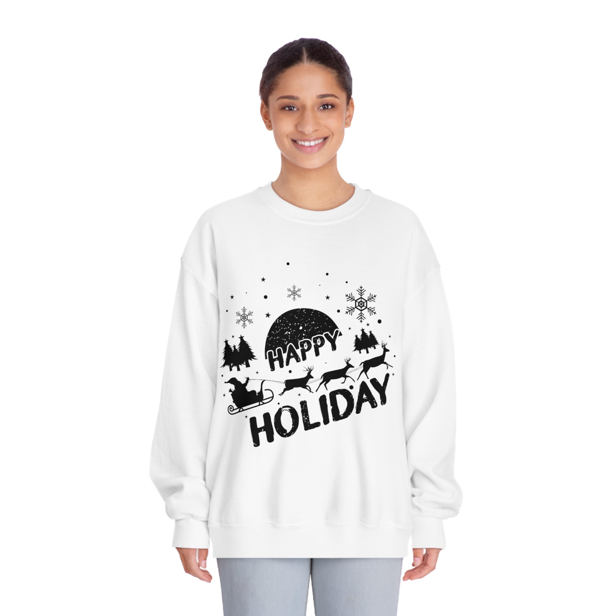 Festive Joy Christmas Sweatshirt: Spread Holiday Cheer