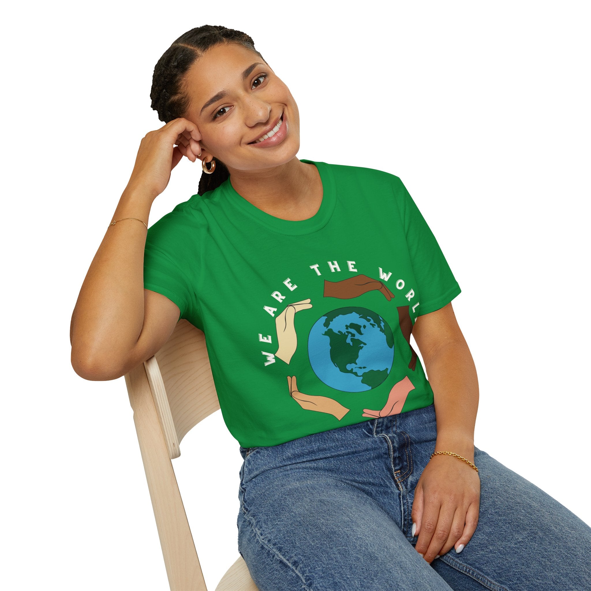 Global Unity 'We Are the World' T-Shirt: Stand Together in Style