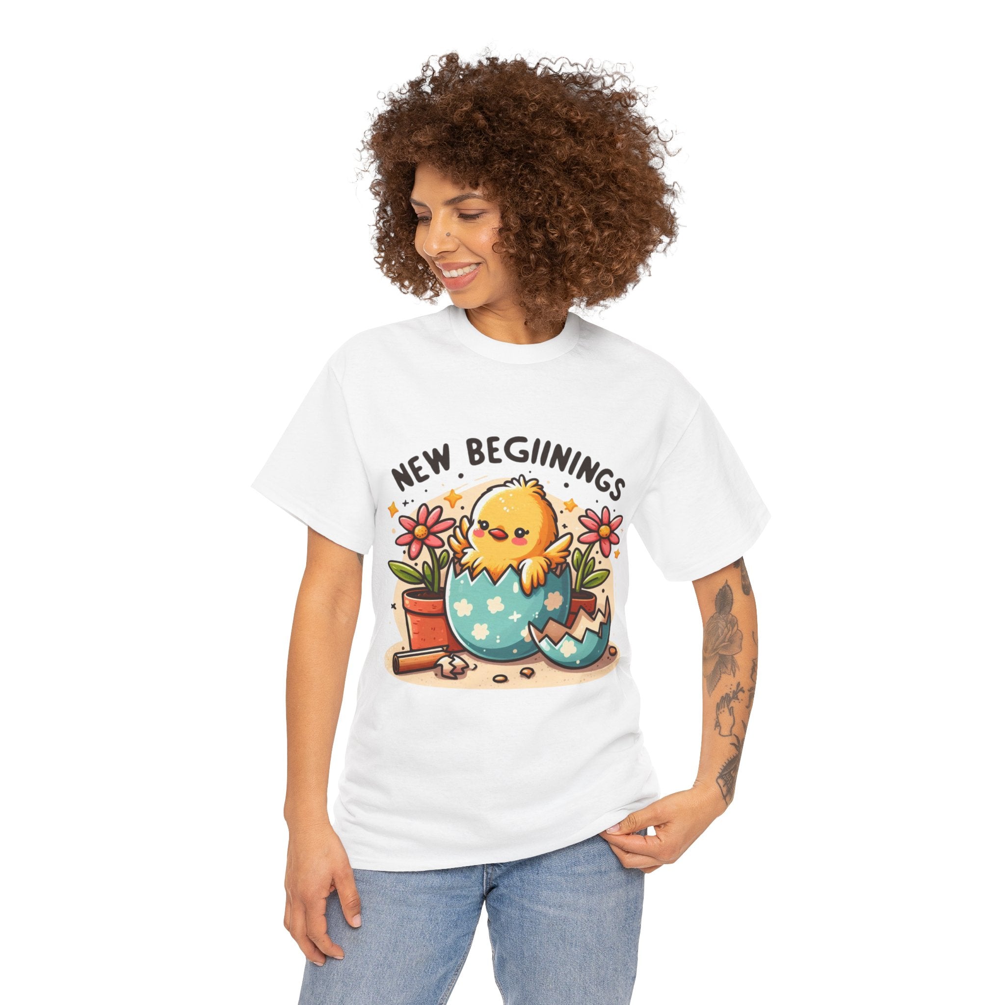 Easter Bliss: New Beginnings T-shirt for Celebrating the Resurrection