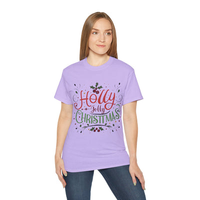 Festive Holly Jolly Christmas T-Shirt: Spread Holiday Cheer!