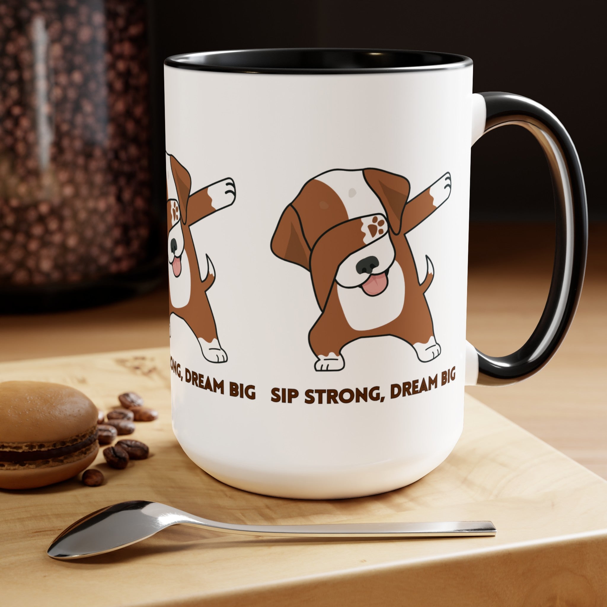 Sip Strong, Dream Big Mug – Motivational Coffee Cup for Daily Inspiration and Success Boost