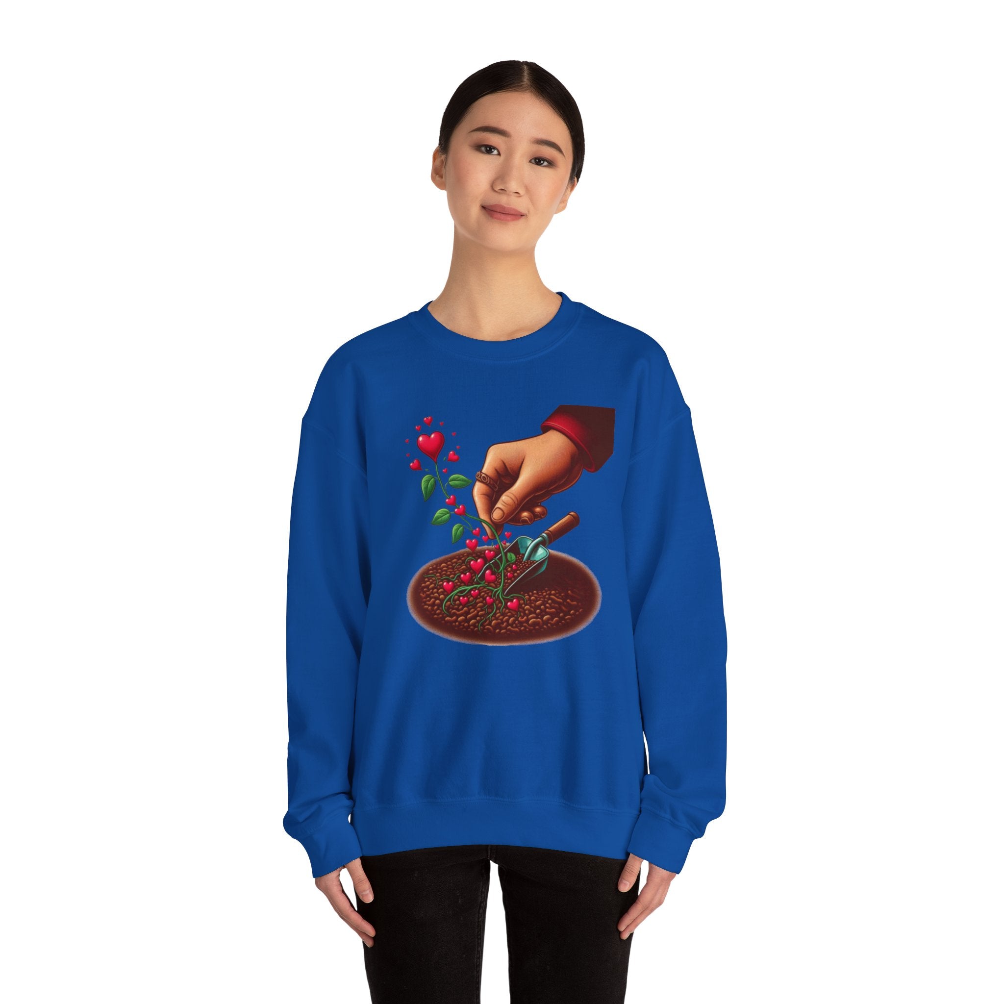 Plant Kindness, Grow Love Sweatshirt - Cultivate Compassion in Style"