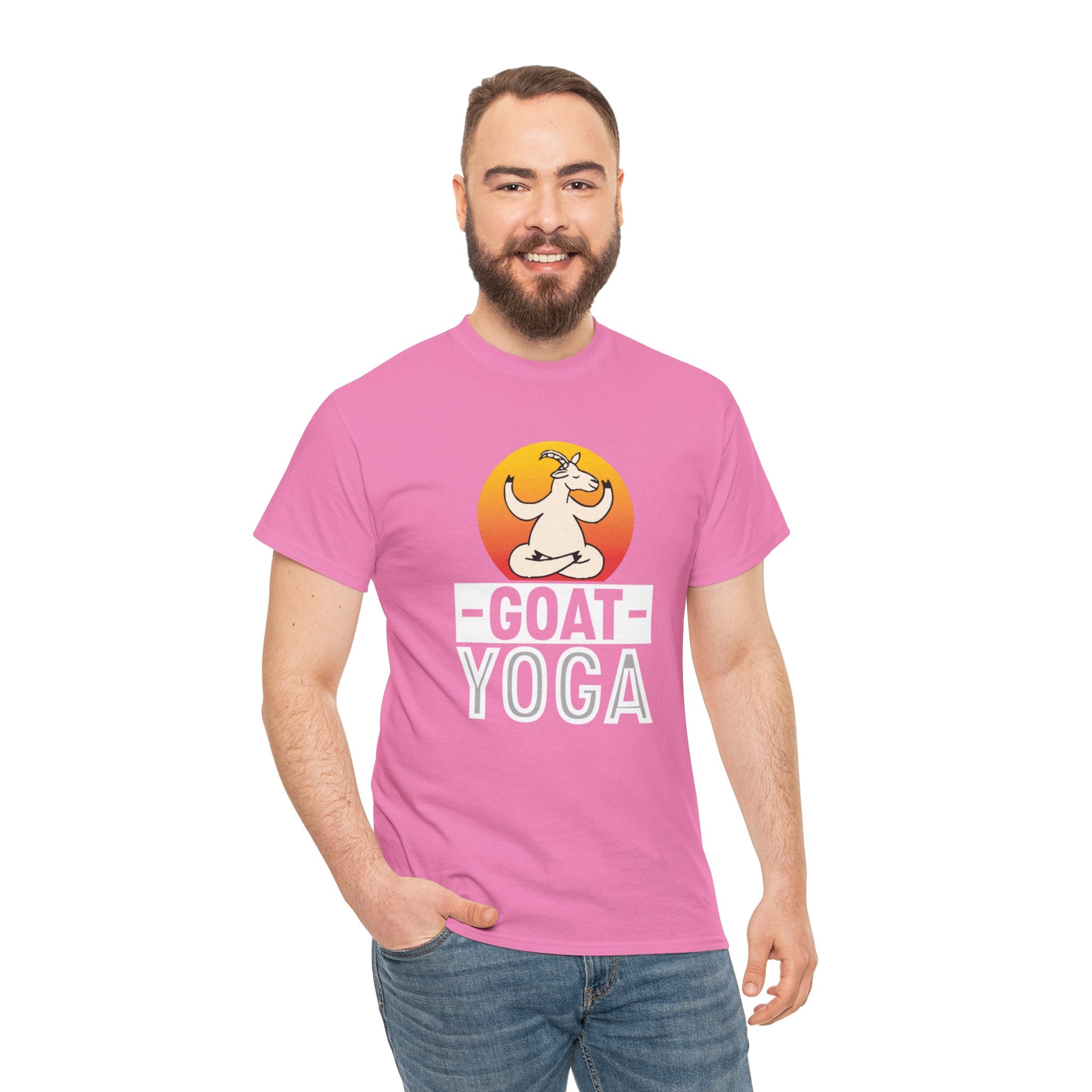 Goat Yoga T-Shirt - Cute Goat Pose Tee for Goat Lovers - Comfort Colors Shirt